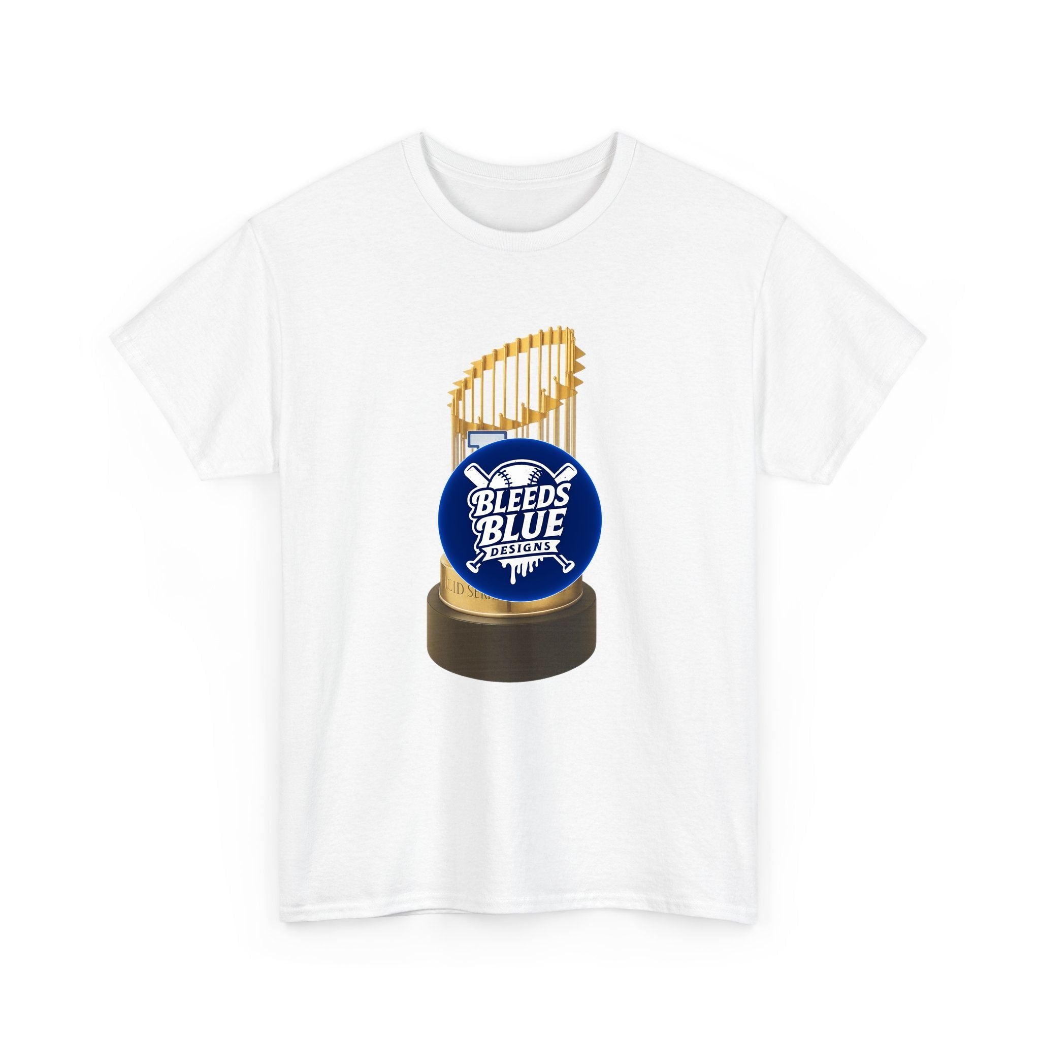 Trophy Los Angeles Logo Tee Shirt -  Unisex Heavy Cotton Casual Fit