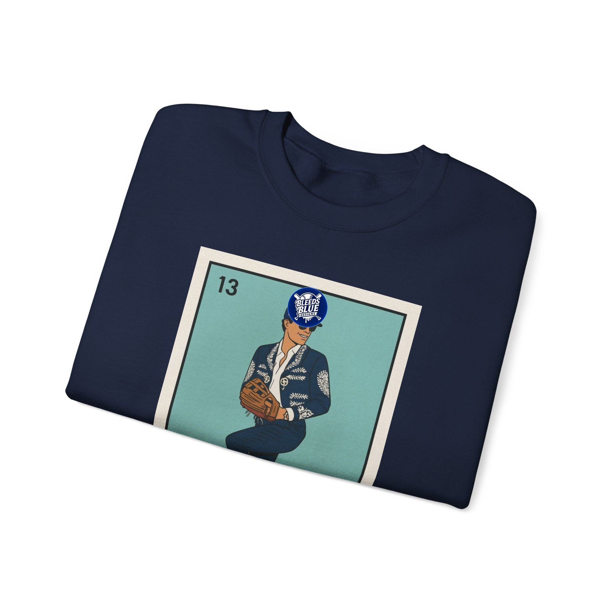 El Mariachi Lotería Card Kelly Team Pride - Adult Crewneck Sweatshirt