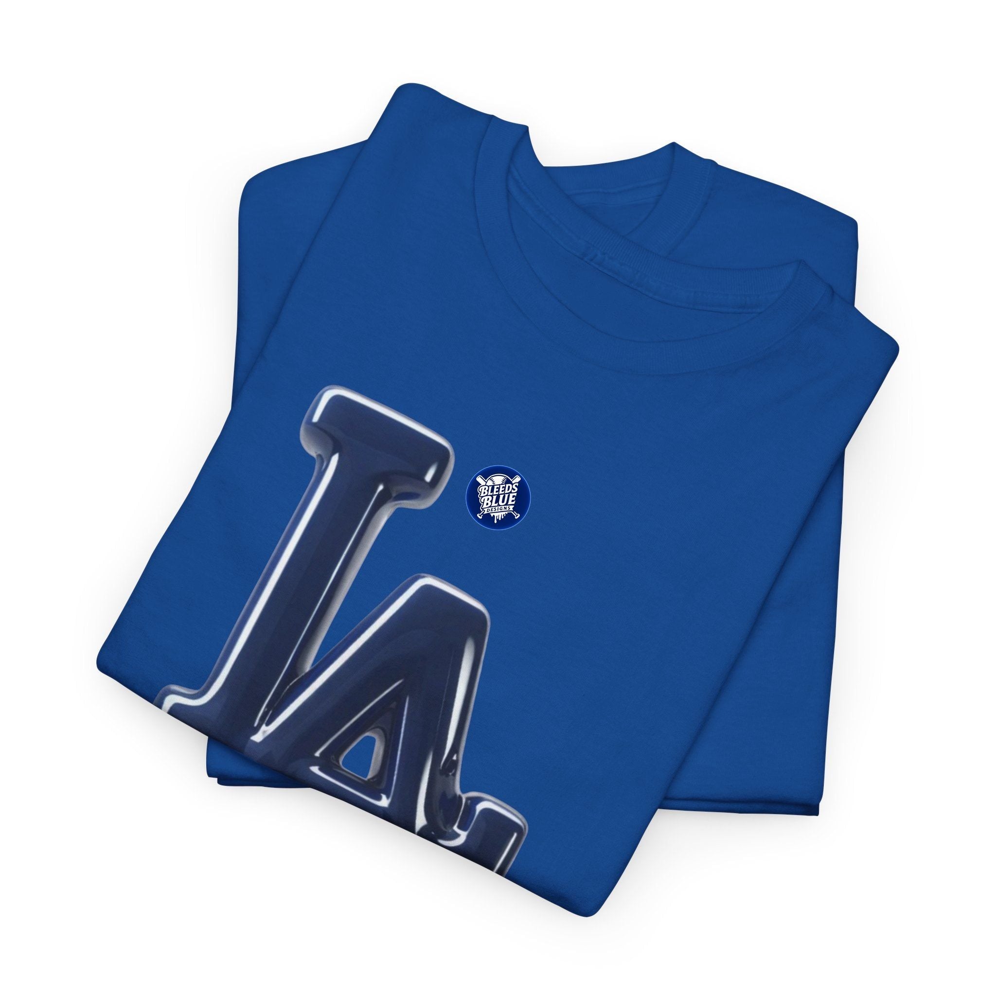 LA Urban Melting Drip Logo T-Shirt — Adult Heavy Cotton Casual Fit