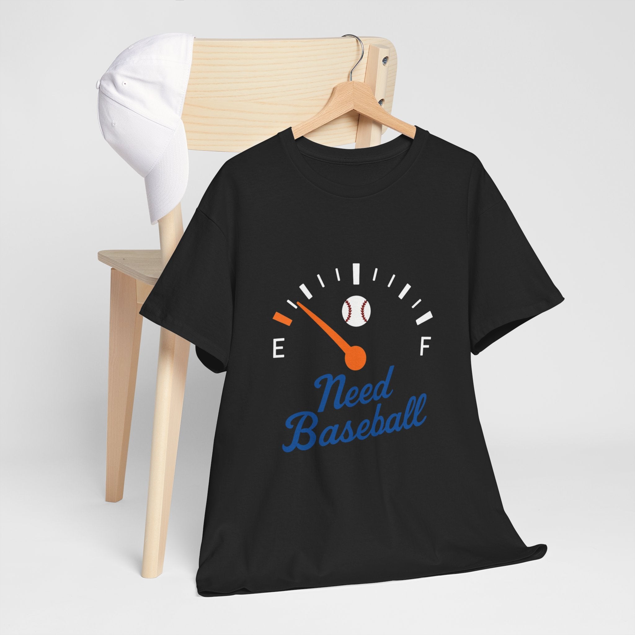 Need Baseball Fuel Needle Tee Shirt - Unisex Heavy Cotton Tee Casual Fit