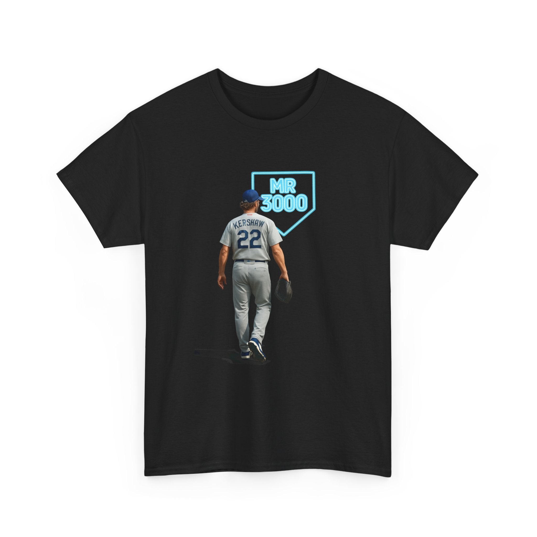 Dodgers Kershaw Mr 3000 K Tee Shirt - Unisex Heavy Cotton Tee Casual Fit