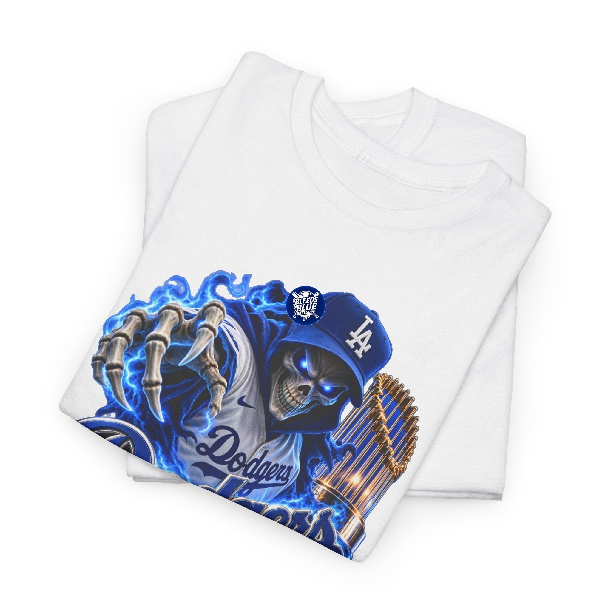 Dodgers Skeleton Road to 3-Peat Baseball T-Shirt