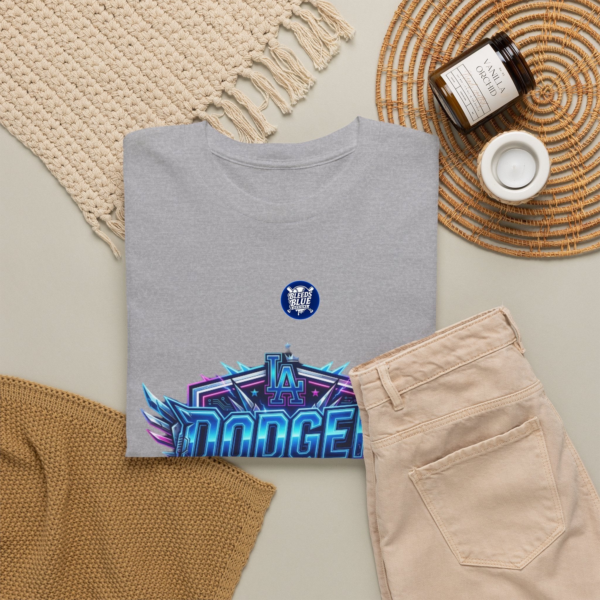 Dodger Baddie T-Shirt — 80's Neon Gaming Logo Tee