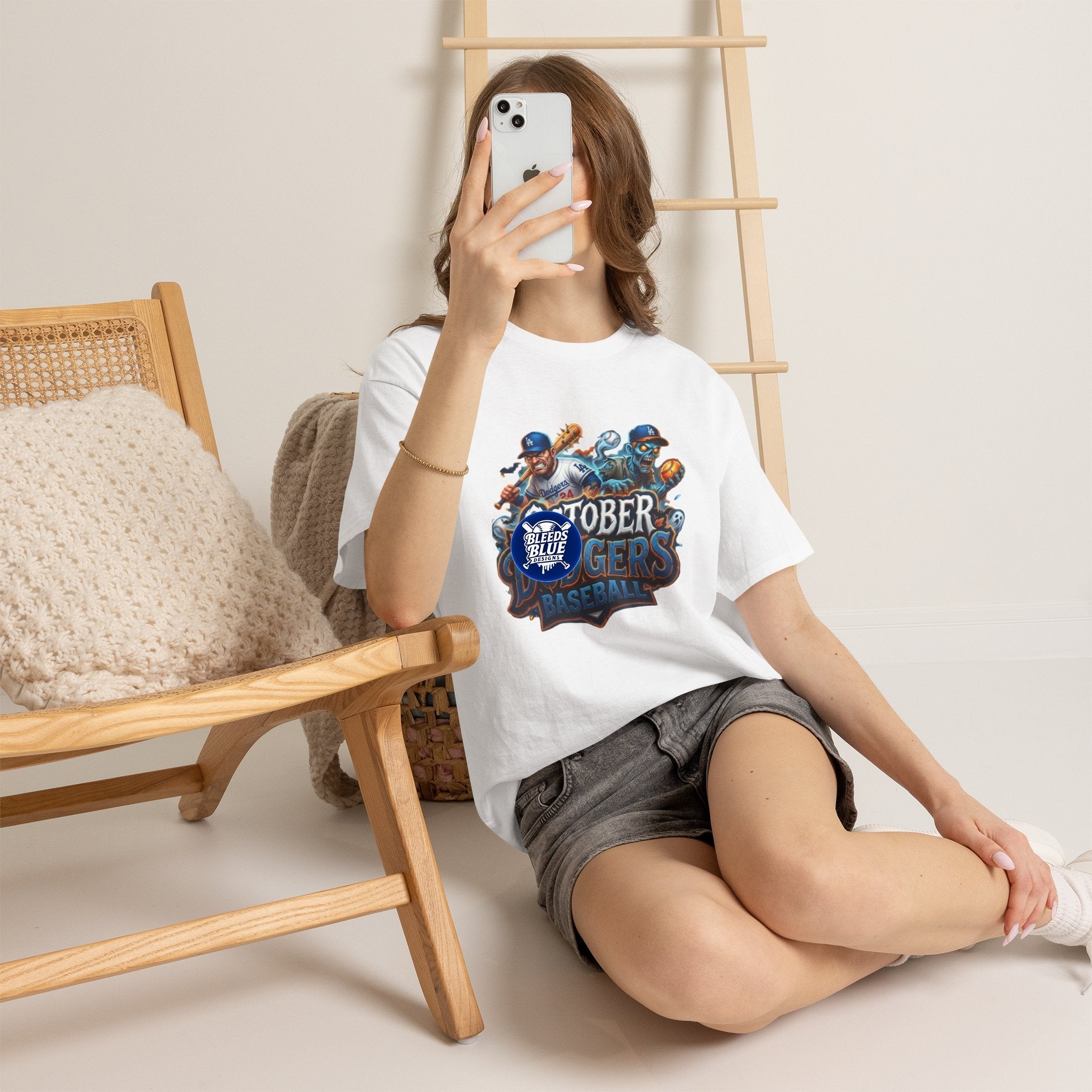 October Playoff Spirit Dodgers Baseball T-Shirt