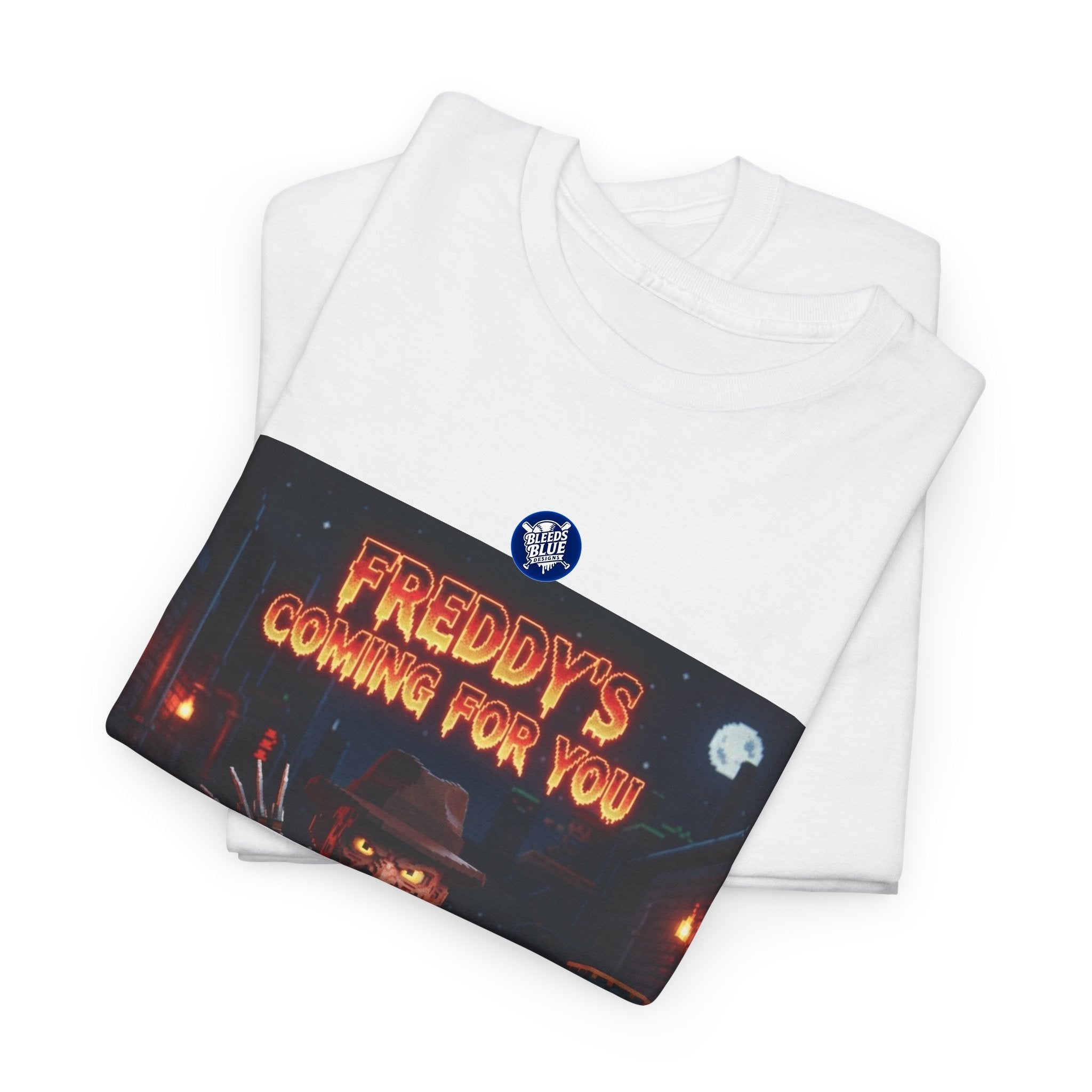 Halloween Freddy's Coming for You Retro Arcade Spooky Season T-Shirt