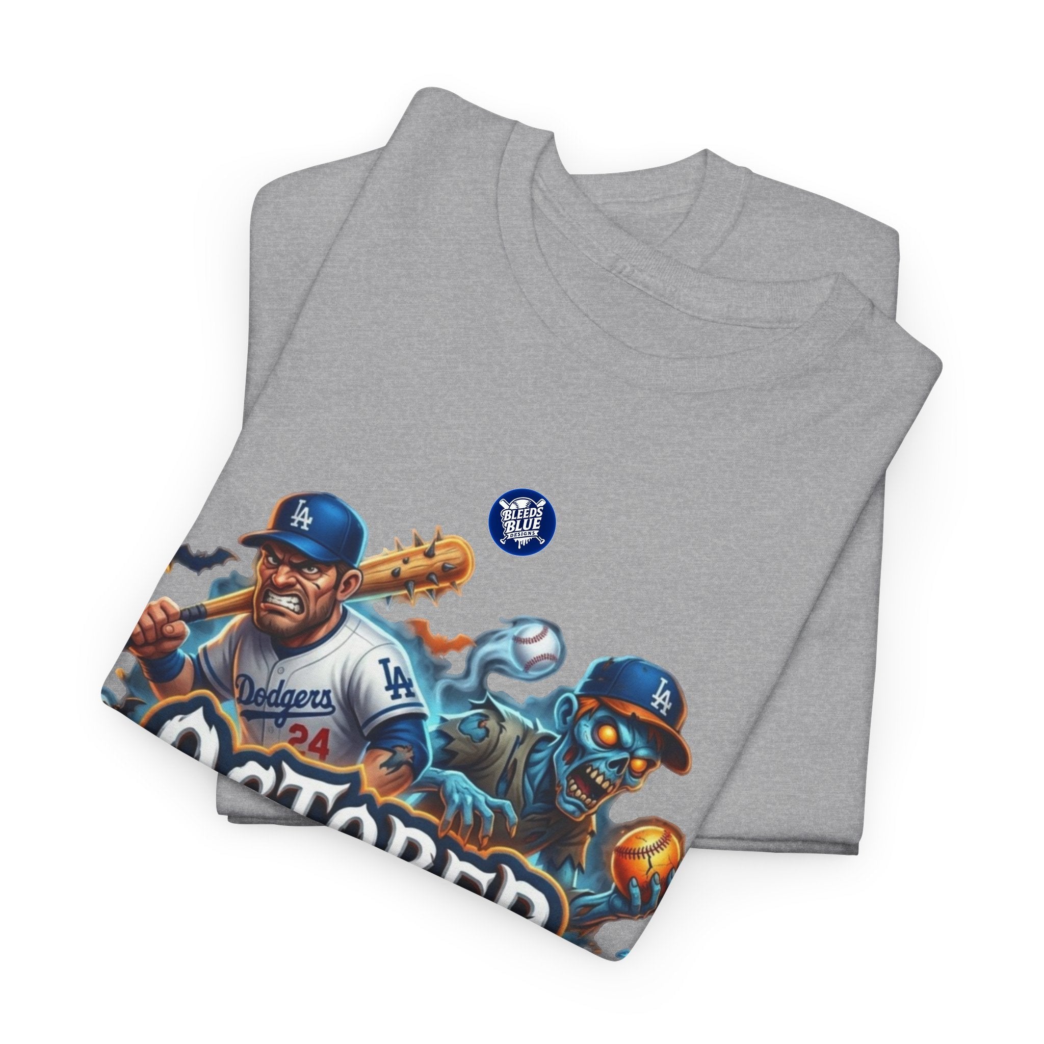 October Playoff Spirit Dodgers Baseball T-Shirt