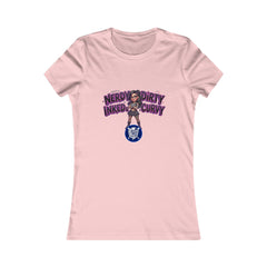 Women's Graphic Tee - "Nerdy Dirty Naked & Curvy" Punk Gamer Feminine T-Shirt