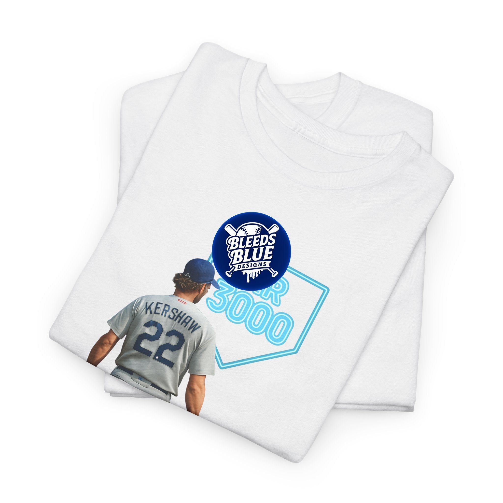 Dodgers Kershaw Mr 3000 K Tee Shirt - Unisex Heavy Cotton Casual Fit