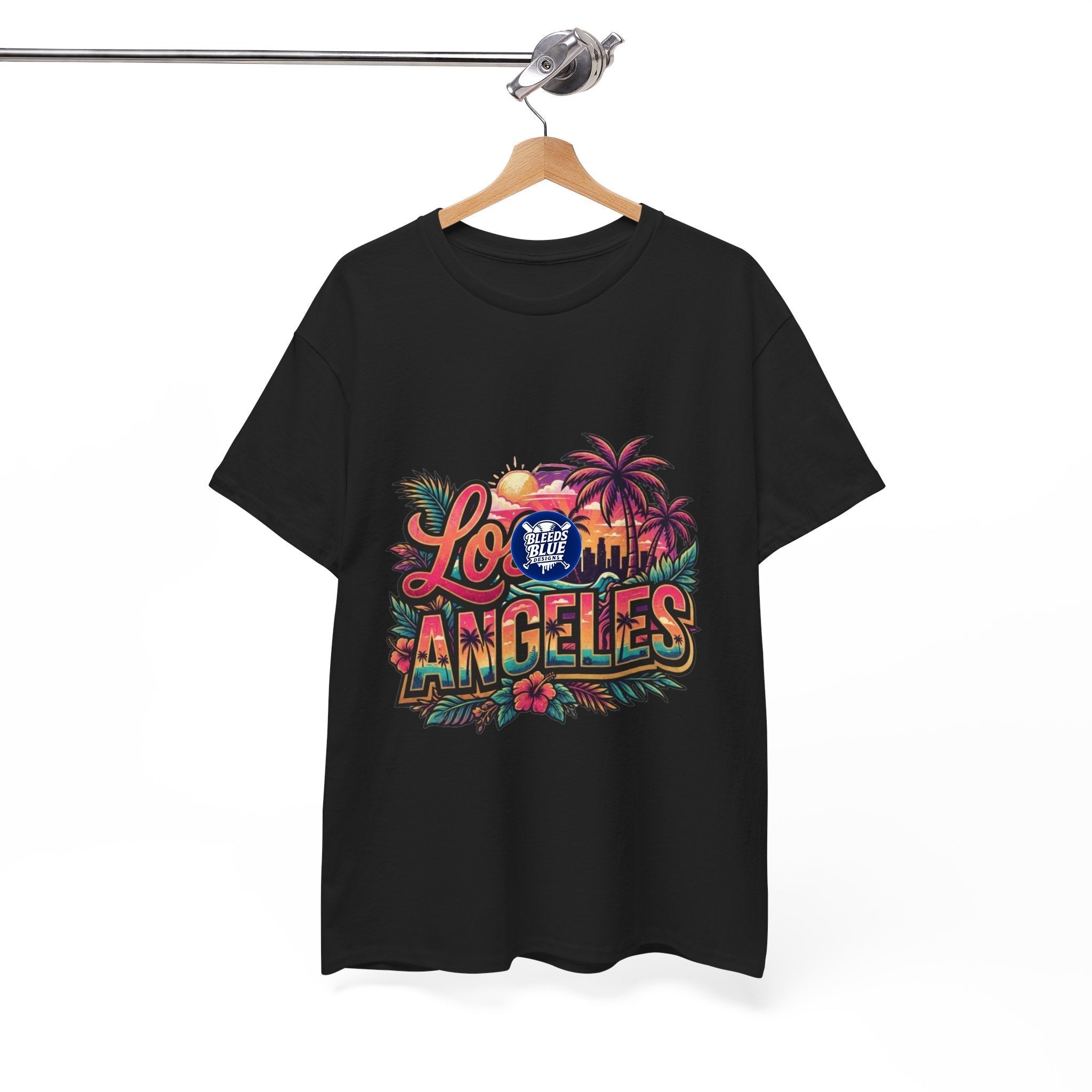 Los Angeles Vintage Sunset Palm Tree Tee