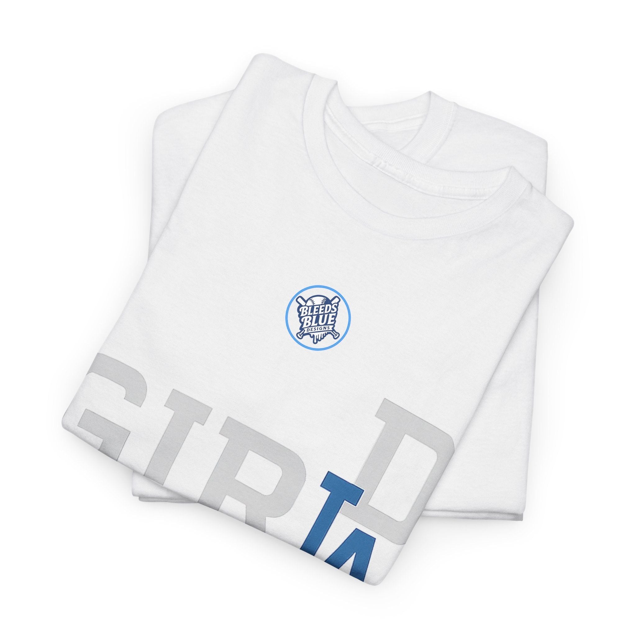 Girl Dad with LA Logo Tee Shirt - Unisex Heavy Cotton Casual Fit
