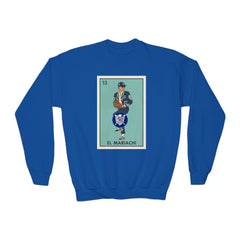 El Mariachi Lotería Card Kelly Team Pride - Youth Crewneck Sweatshirt