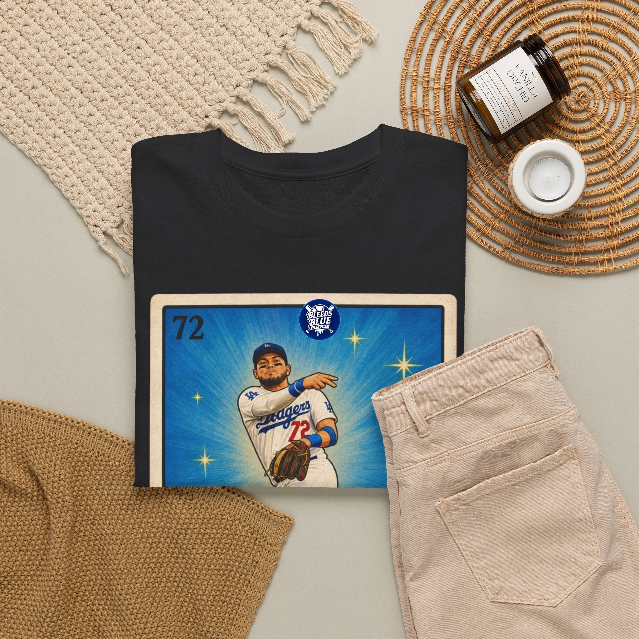 El Mago Loteria Card Tee — Lotería Style Miguel Rojas Graphic T-Shirt