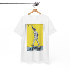 Freeman La Estatua Loteria Card Tee Shirt - Unisex Heavy Cotton Casual Fit