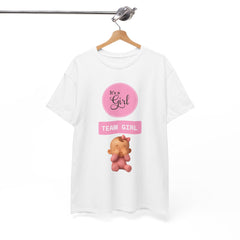 It’s a Girl "Team Girl" Baby Guess Tee — Gender Reveal/Newborn Announcement T-Shirt