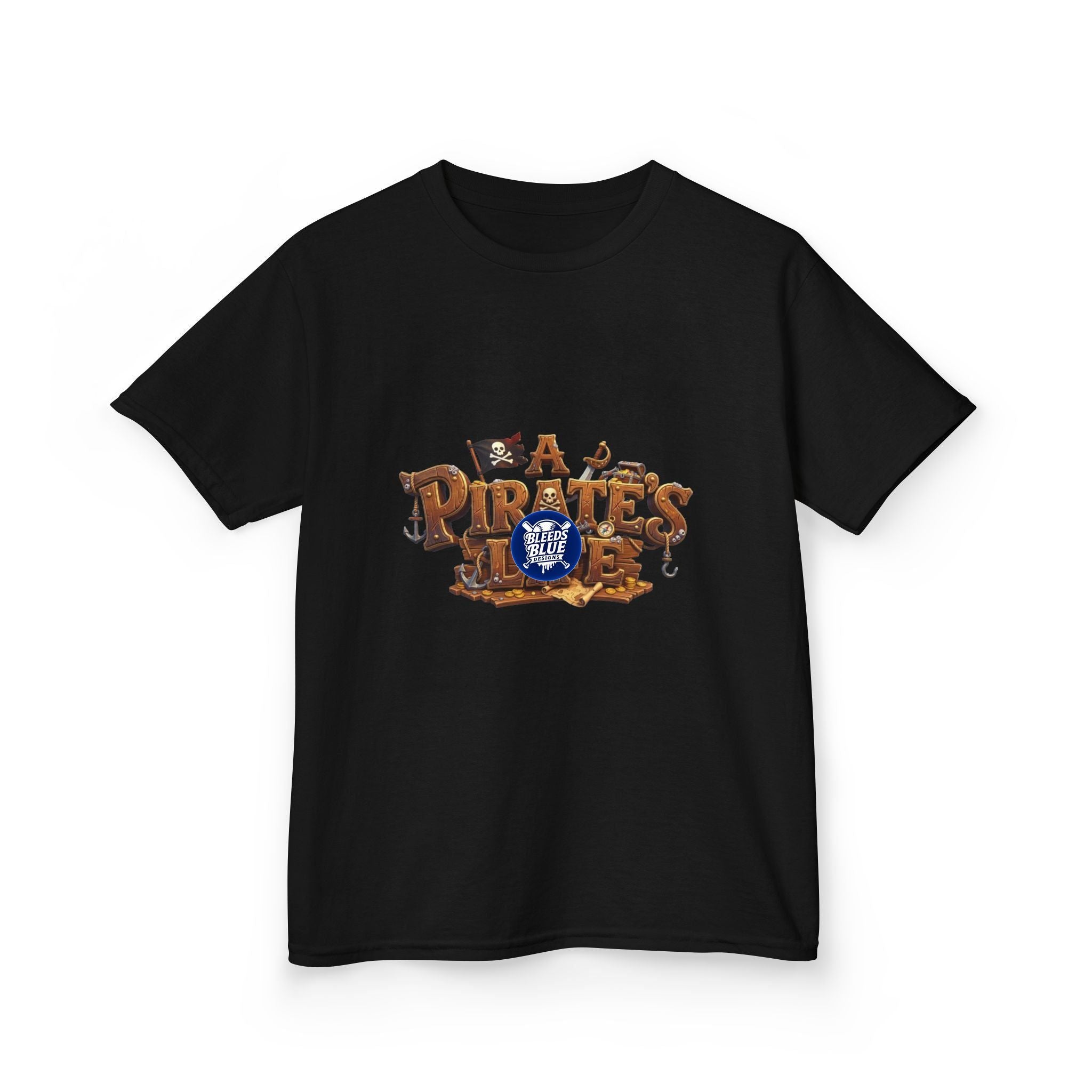 Kids Pirate Tee — "Be a Pirate" Adventure Graphic Shirt for Boys & Girls