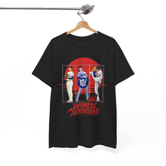 Dodgers Japanese Sensations Tee Shirt - Unisex Heavy Cotton Casual Fit