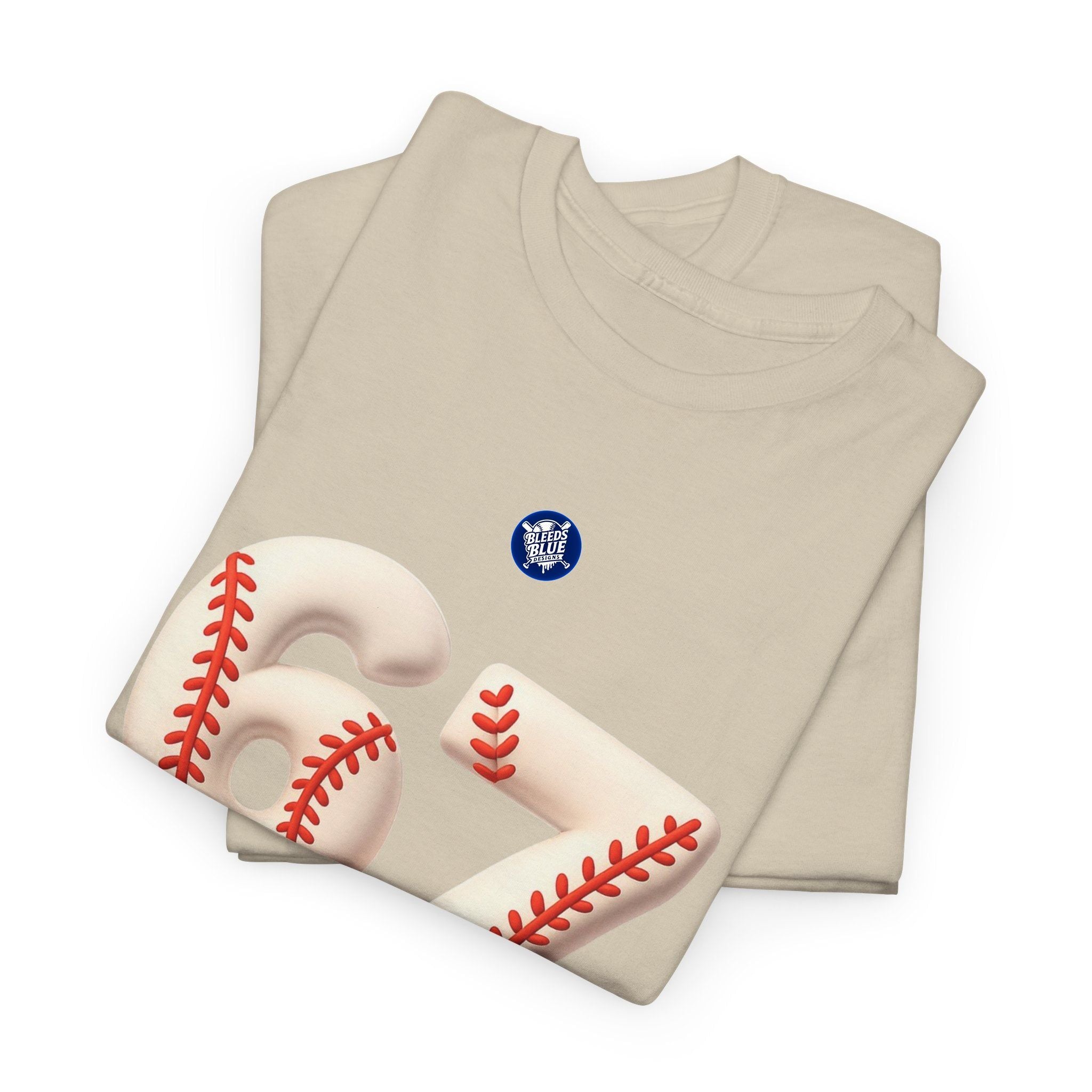 Baseball Hands Tee — 67 Emoji Baseball Graphic T-Shirt