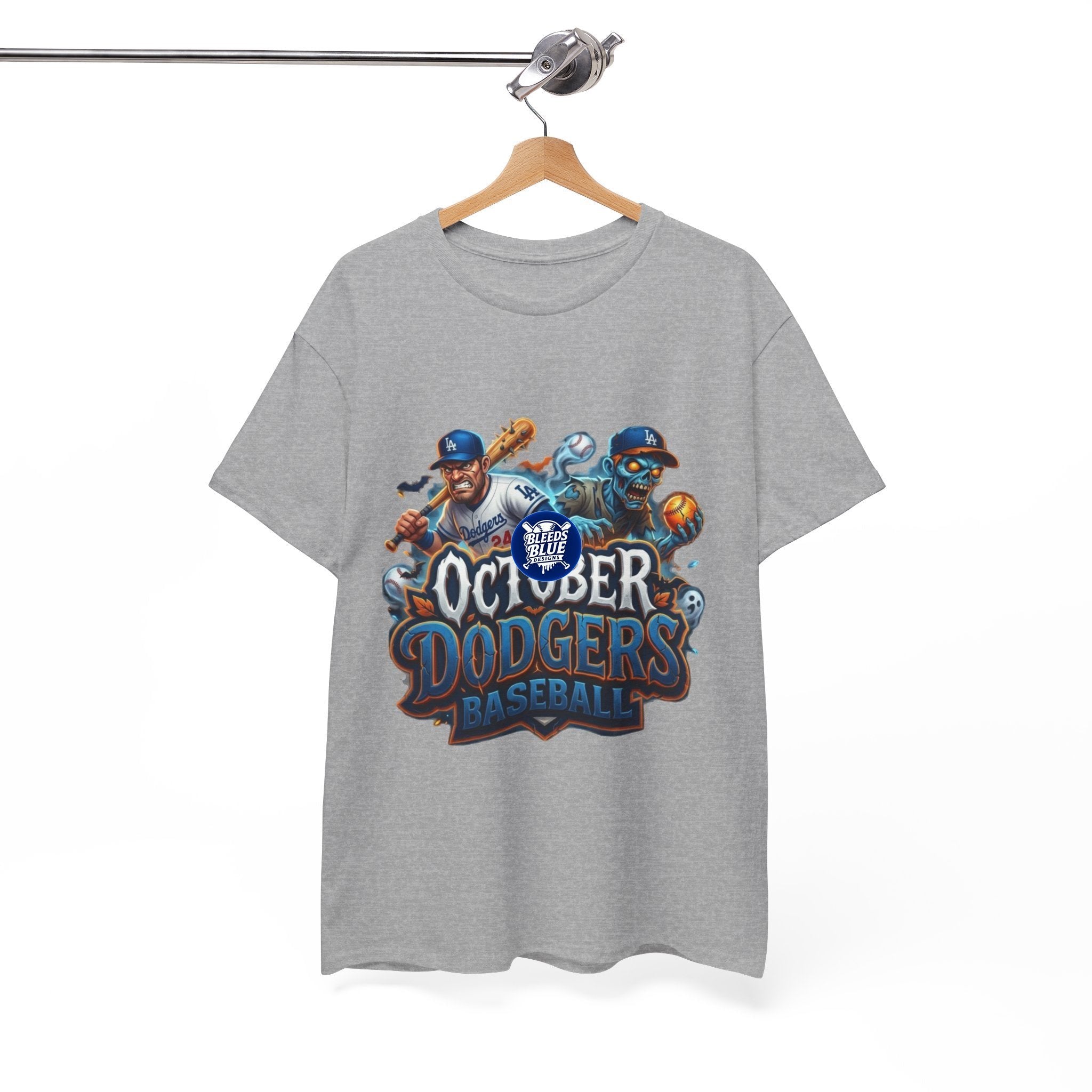 October Playoff Spirit Dodgers Baseball T-Shirt