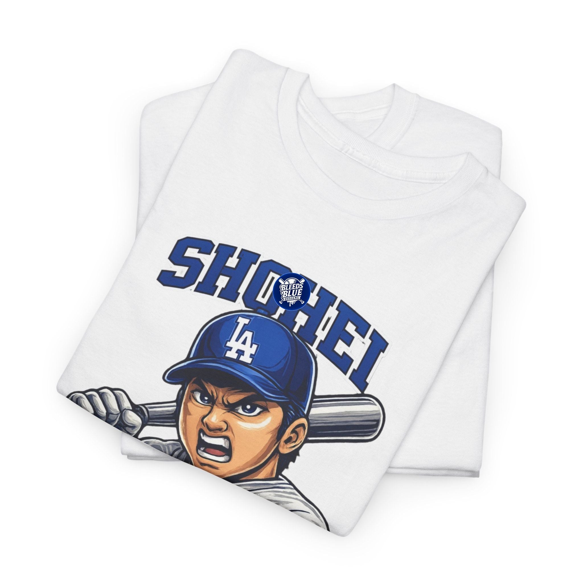 Shohei Ohtani Dodgers Baseball Tee — Player Illustration Jersey Top