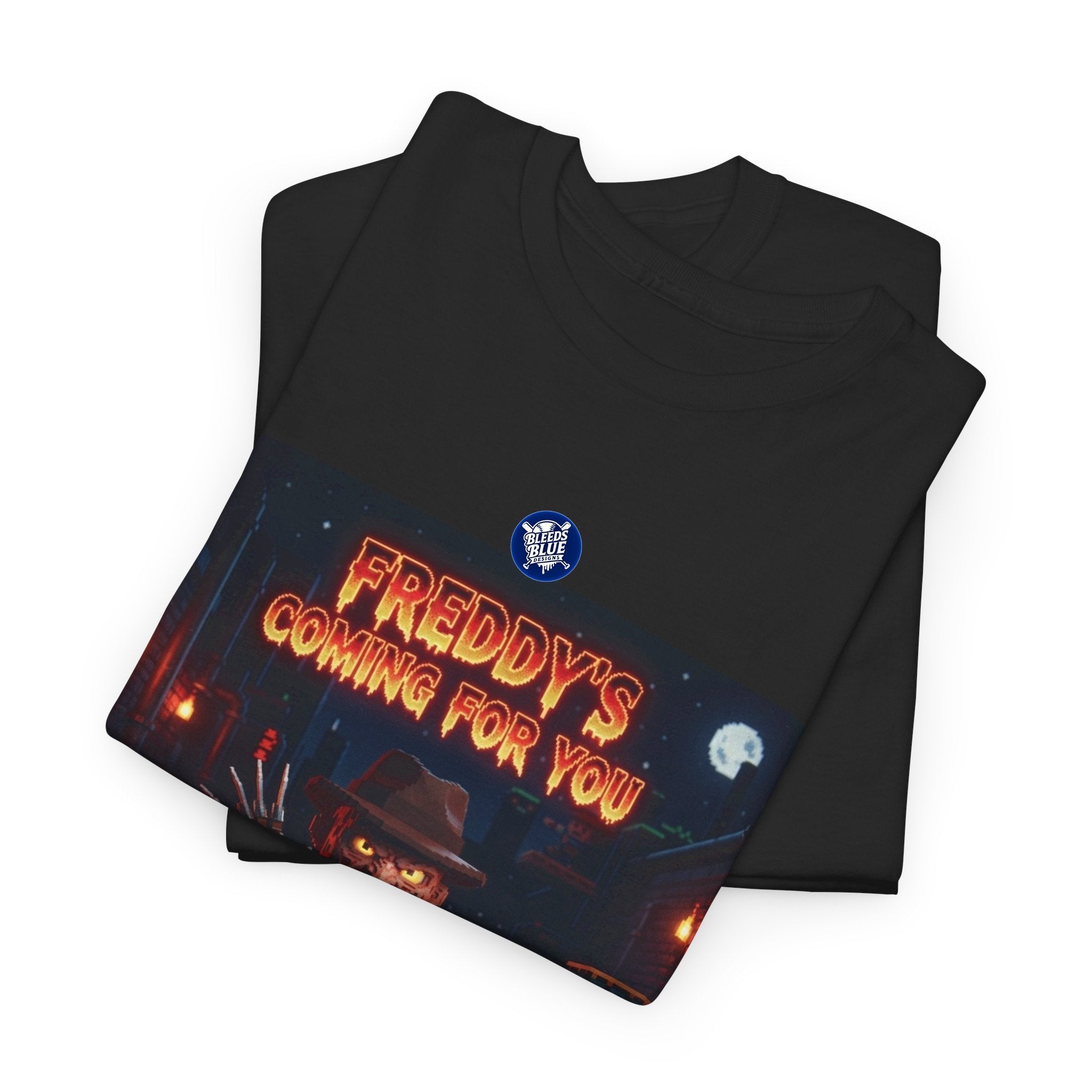 Halloween Freddy's Coming for You Retro Arcade Spooky Season T-Shirt