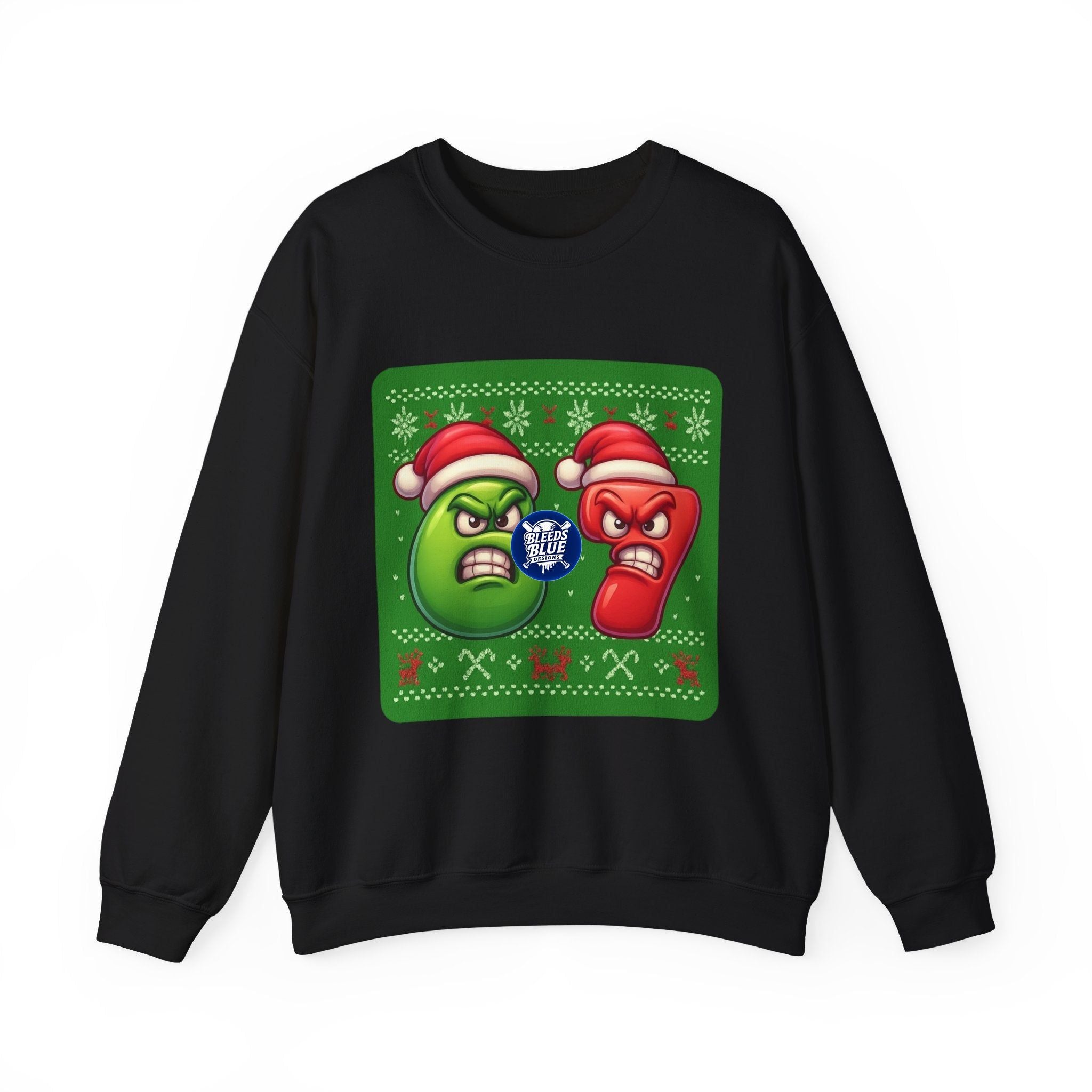 Holiday Ugly Christmas Angry 67 Sweatshirt - Unisex Crewneck Casual Streetwear
