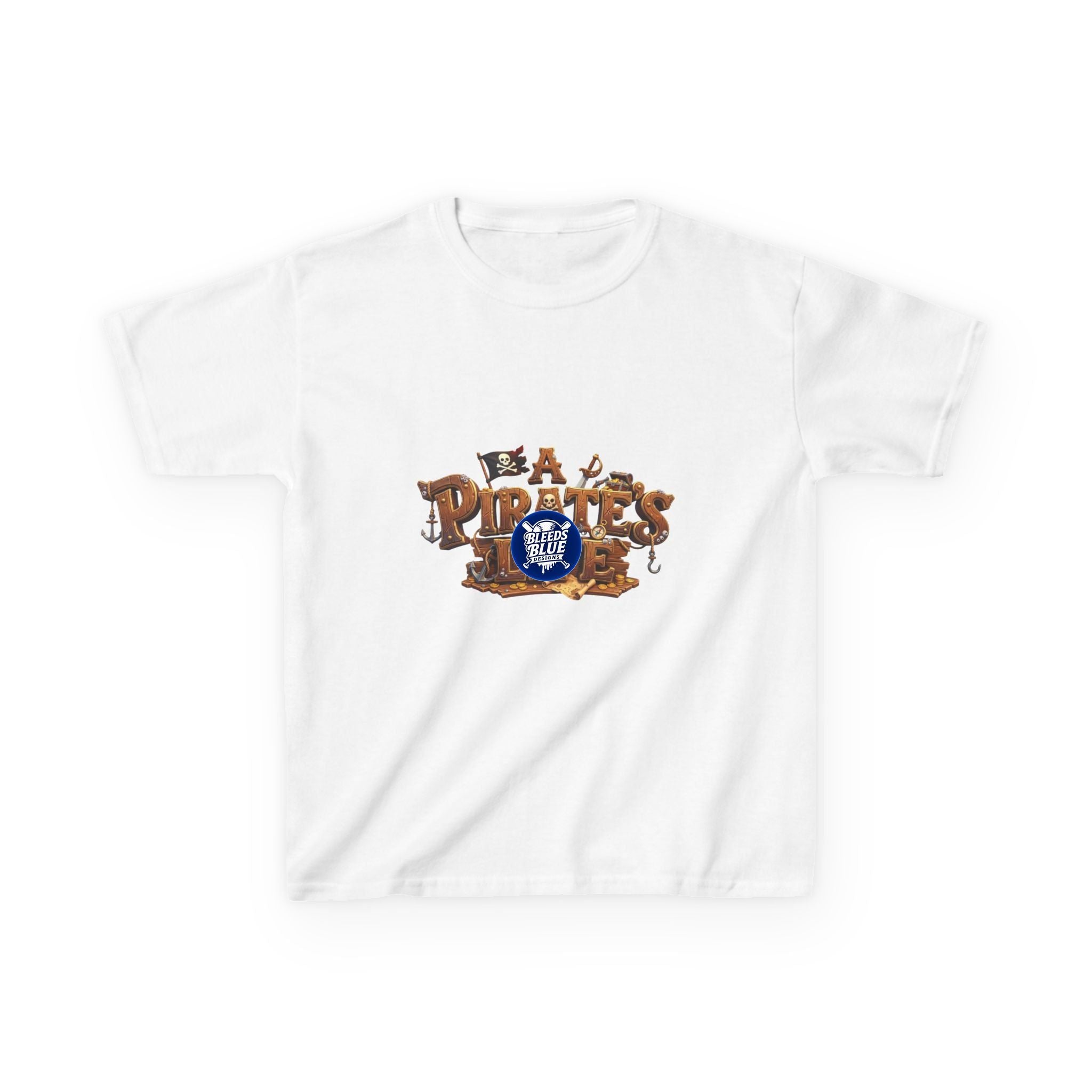 Kids Pirate Tee — "Be a Pirate" Adventure Graphic Shirt for Boys & Girls