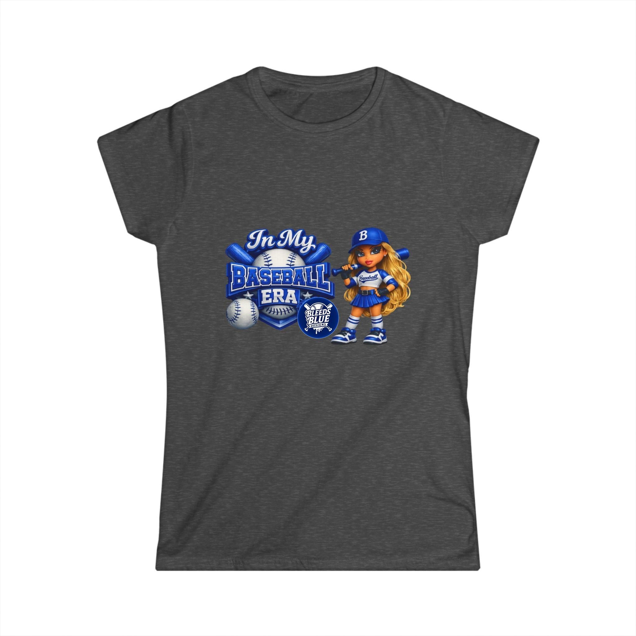 In My Baseball Era Women's Tee — Cute Girl Baseball Graphic Shirt