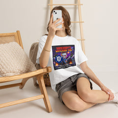 Halloween Somebody's Watching You Jason Retro Arcade Spooky Season T-Shirt