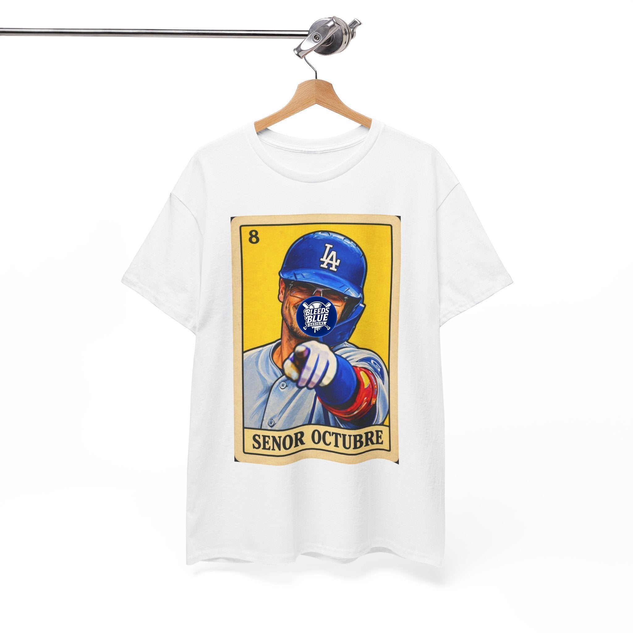 Baseball Kike Señor Octubre Loteria Card T-Shirt