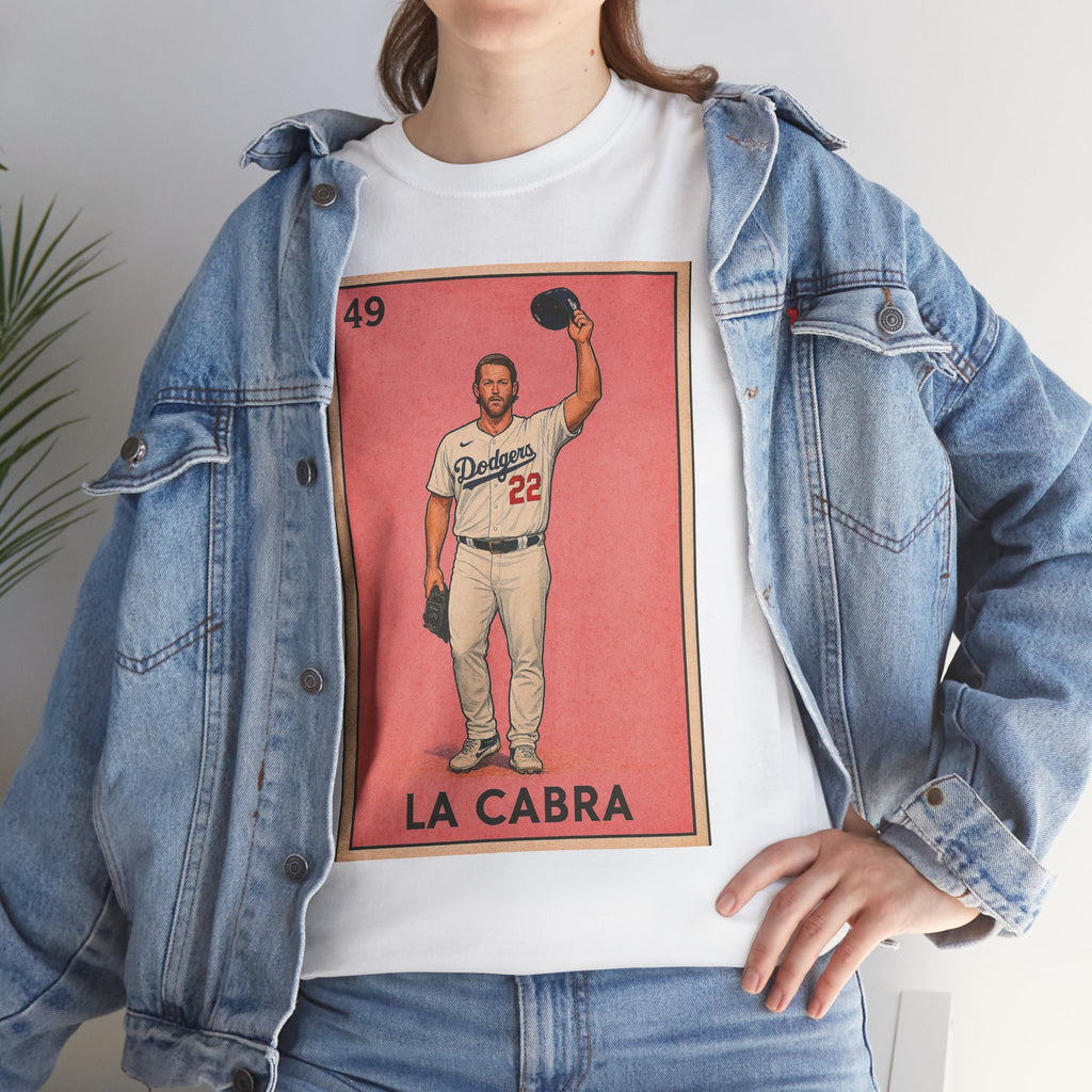 Kershaw La Cabra Loteria Card Tee Shirt - Unisex Heavy Cotton Tee Casual Fit