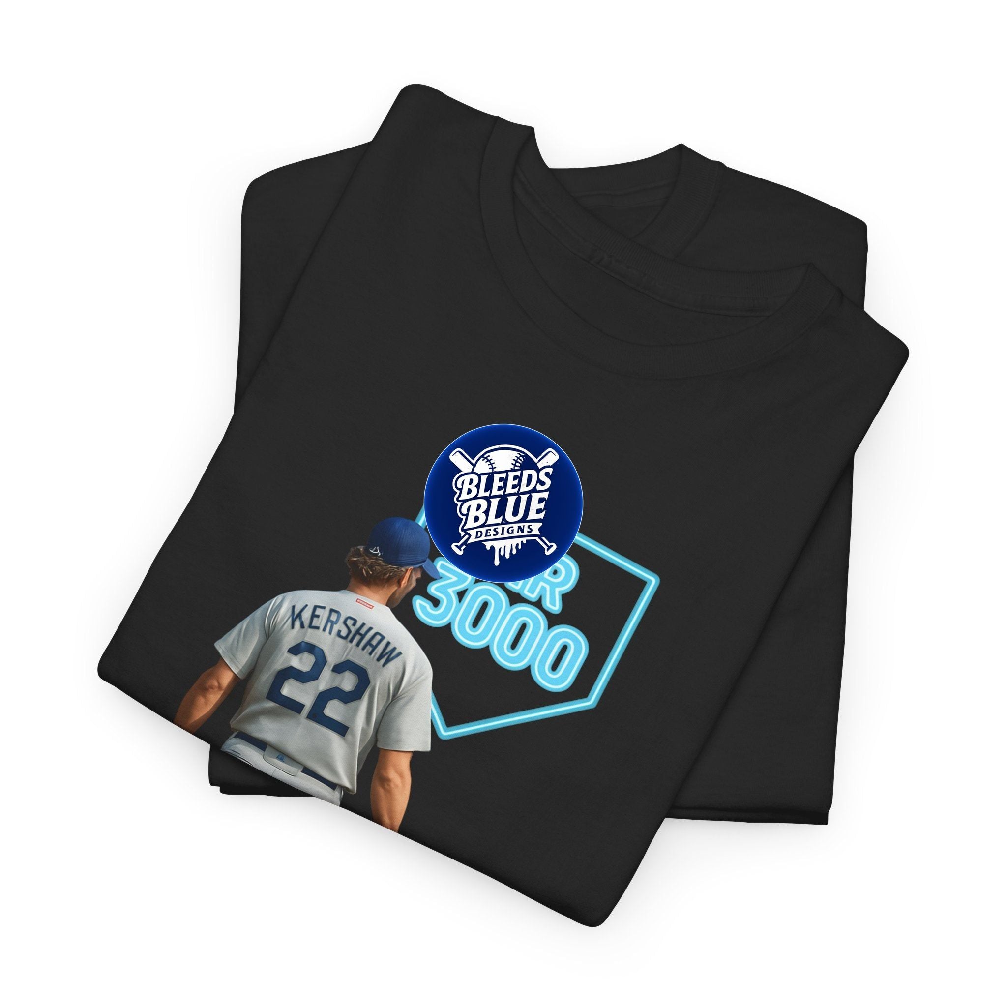 Dodgers Kershaw Mr 3000 K Tee Shirt - Unisex Heavy Cotton Casual Fit