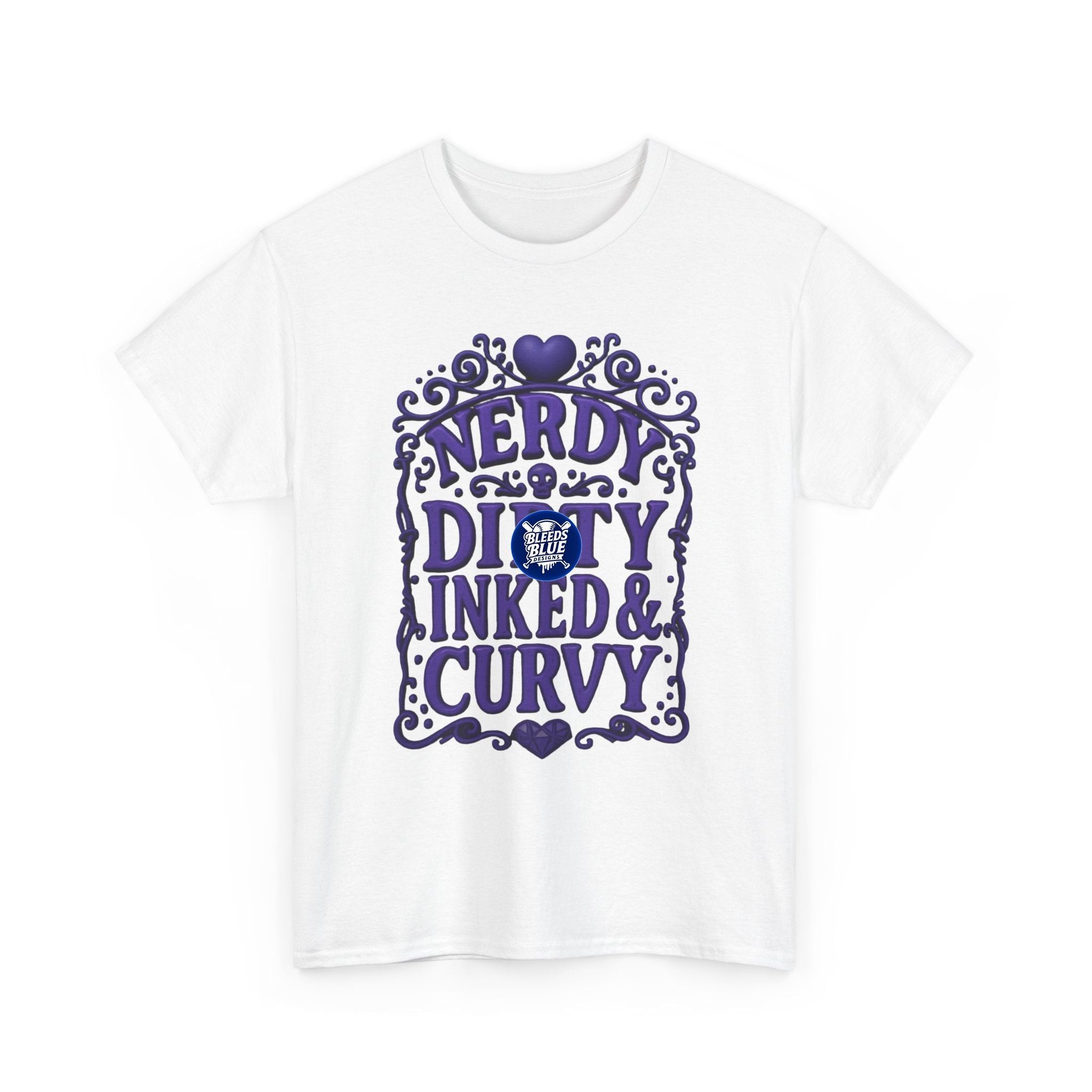 Graphic Tee —Nerdy Dirty Inked & Curvy Feminine Curvy Pride Shirt