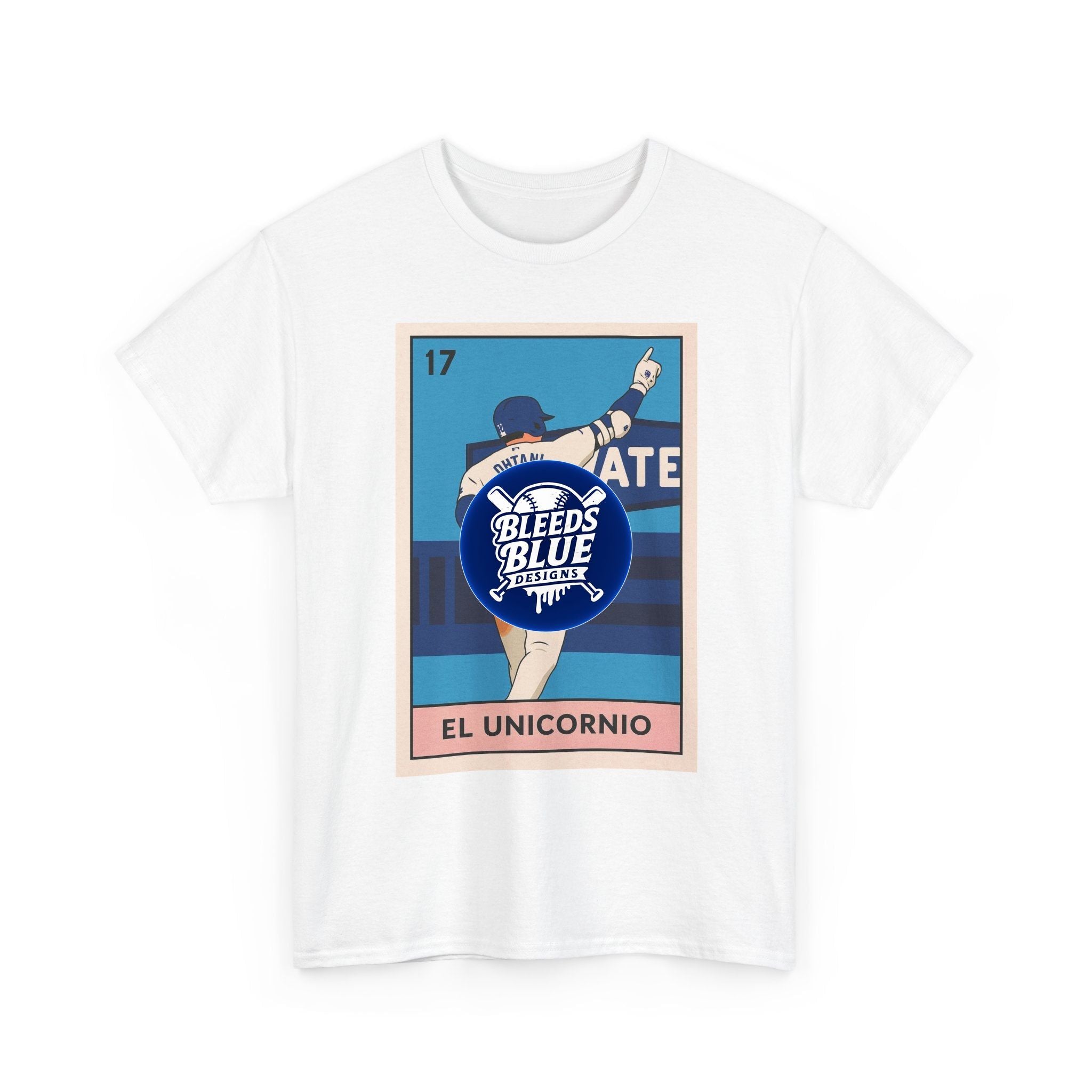 Ohtani El Unicornio Loteria Card Tee Shirt - Unisex Heavy Cotton Casual Fit