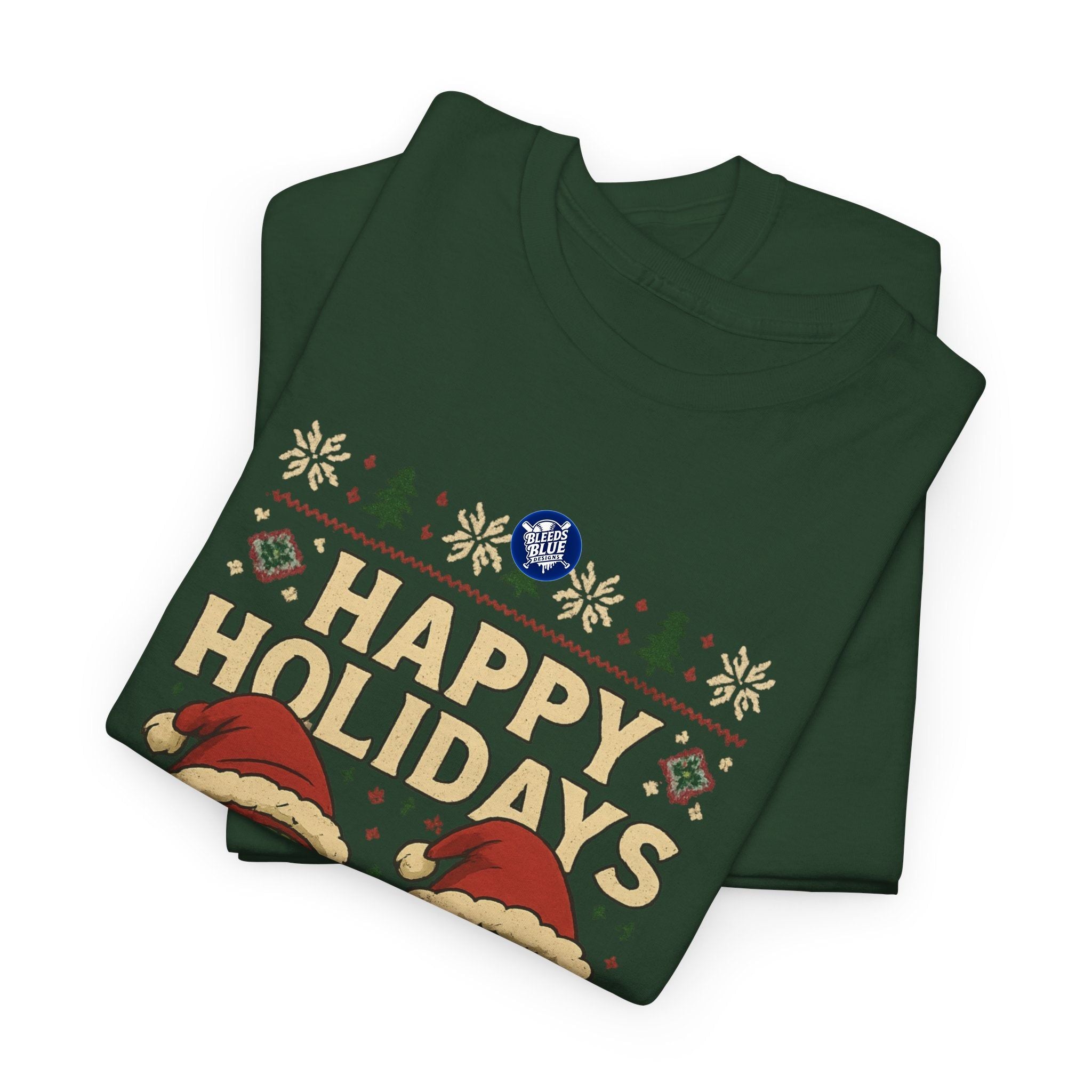 Holiday Ugly Christmas Baby Grinchies Tee Shirt - Unisex Heavy Cotton Casual Fit