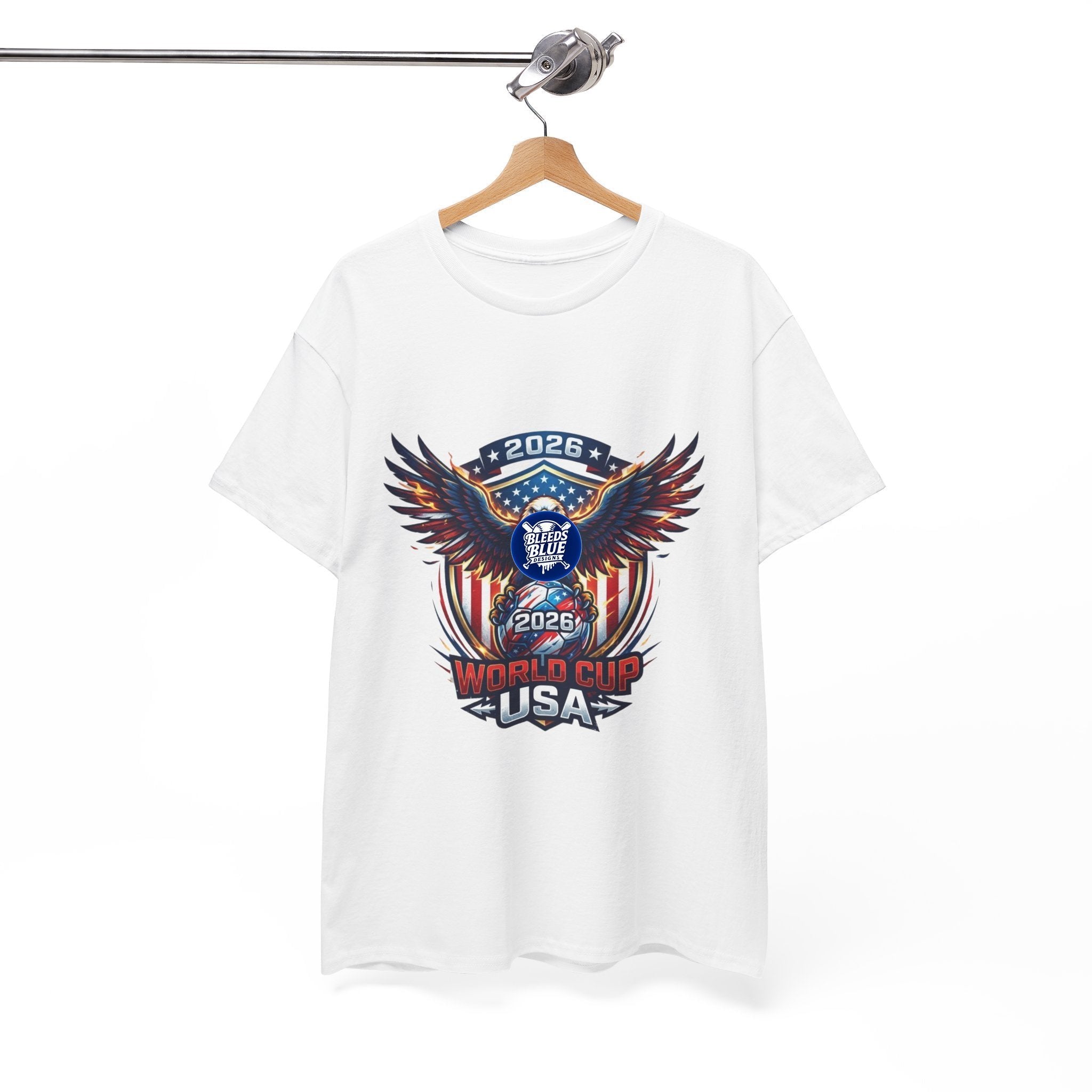 2026 World Cup USA Eagle T-Shirt — Patriotic Soccer Fan Tee