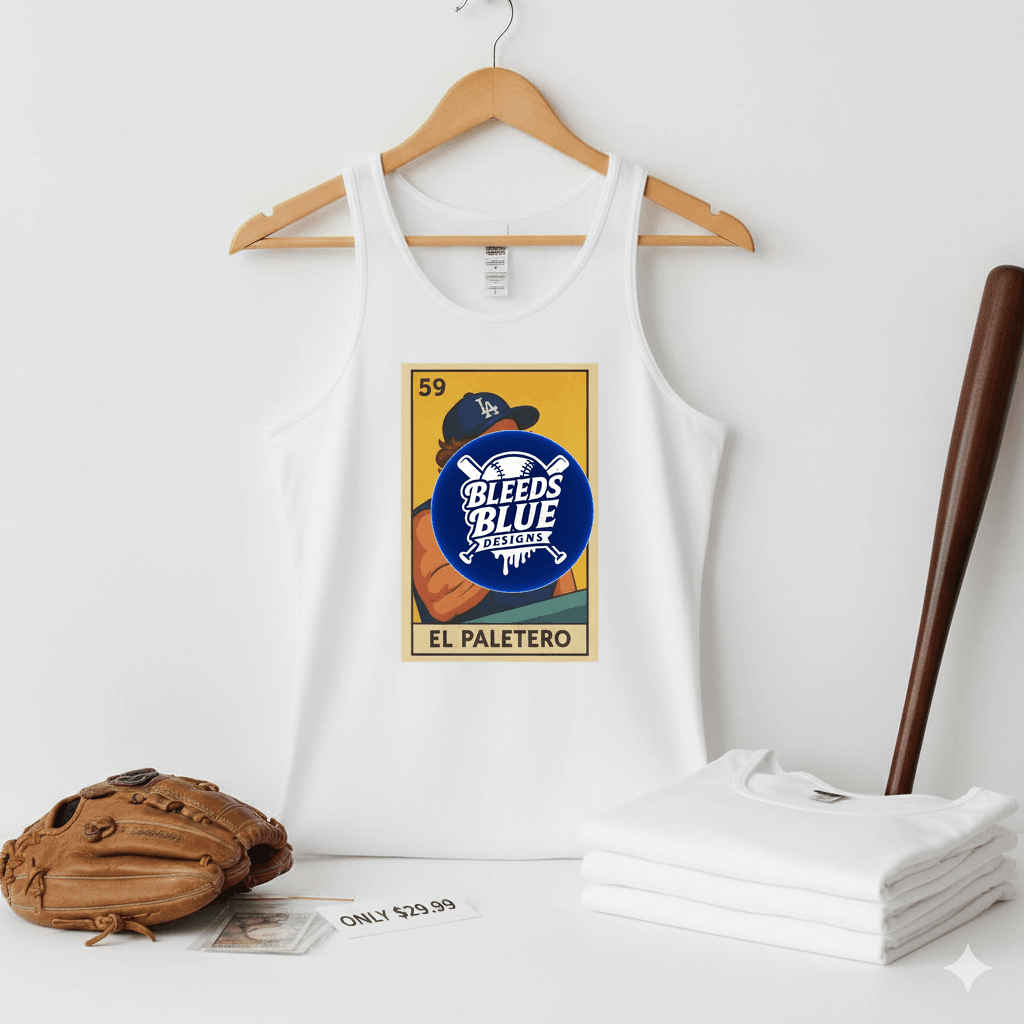 Kike El Paletero Loteria Card Jersey Tank