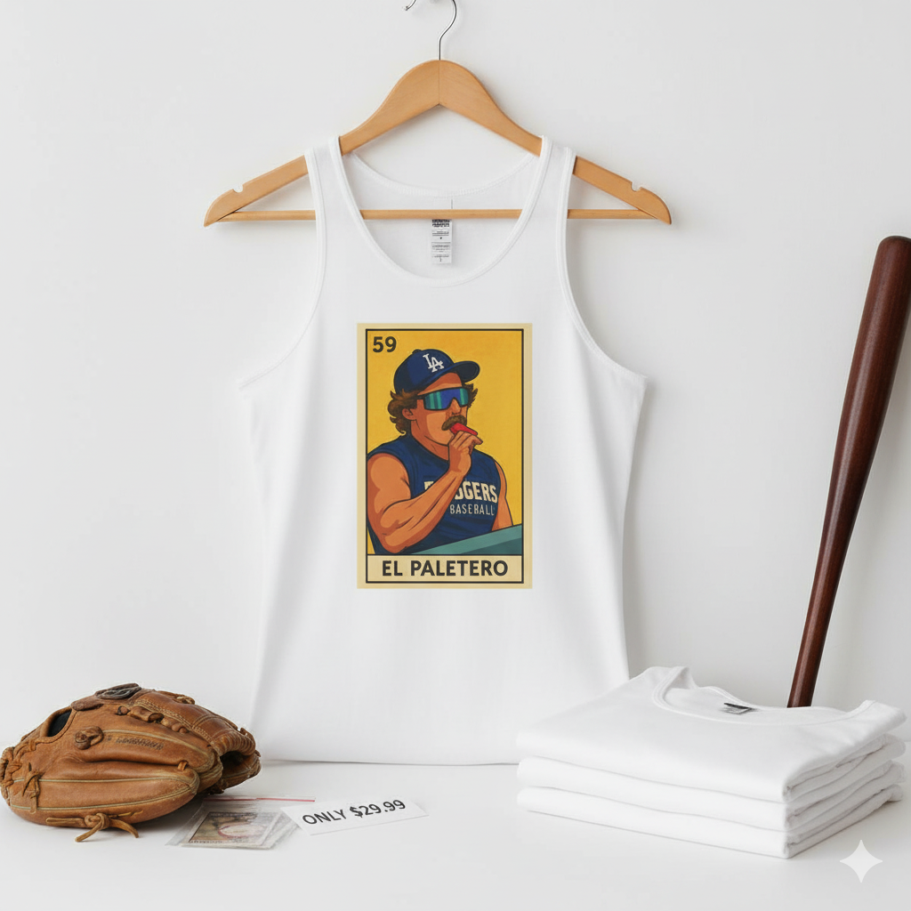 Kike El Paletero Loteria Card Jersey Tank