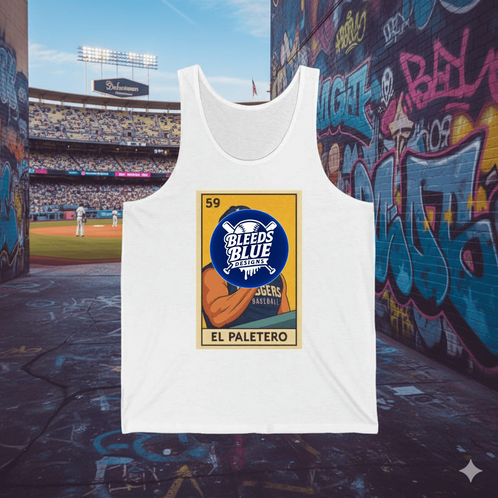 Kike El Paletero Loteria Card Jersey Tank