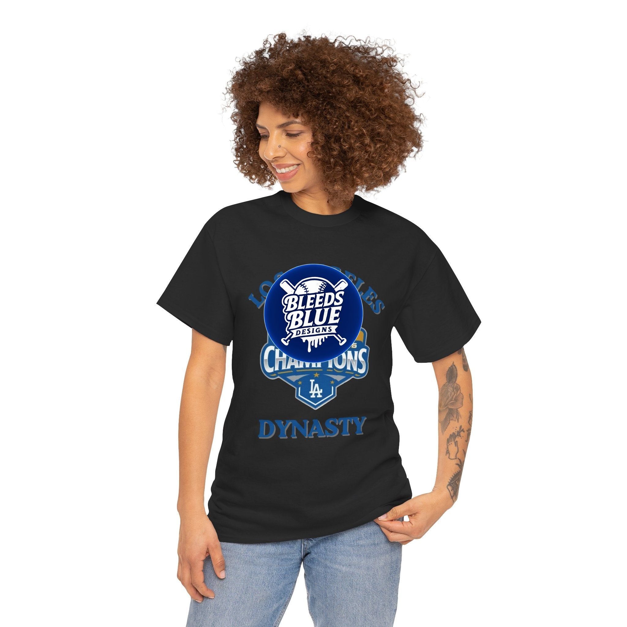 Los Angeles Dynasty Tee Shirt - Unisex Heavy Cotton Casual Fit