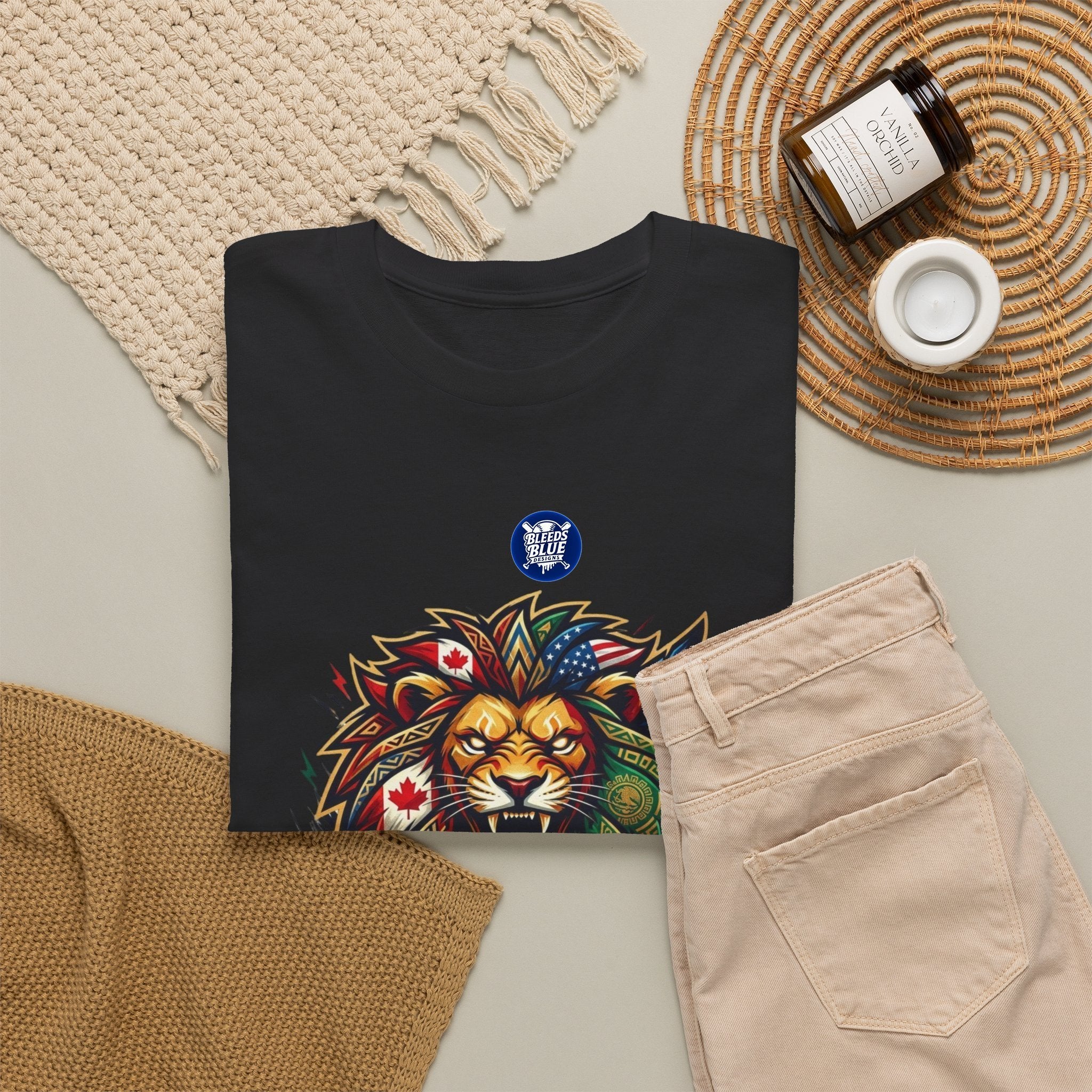 World Cup 2026 Lion Soccer T-Shirt — FIFA Fan Tee