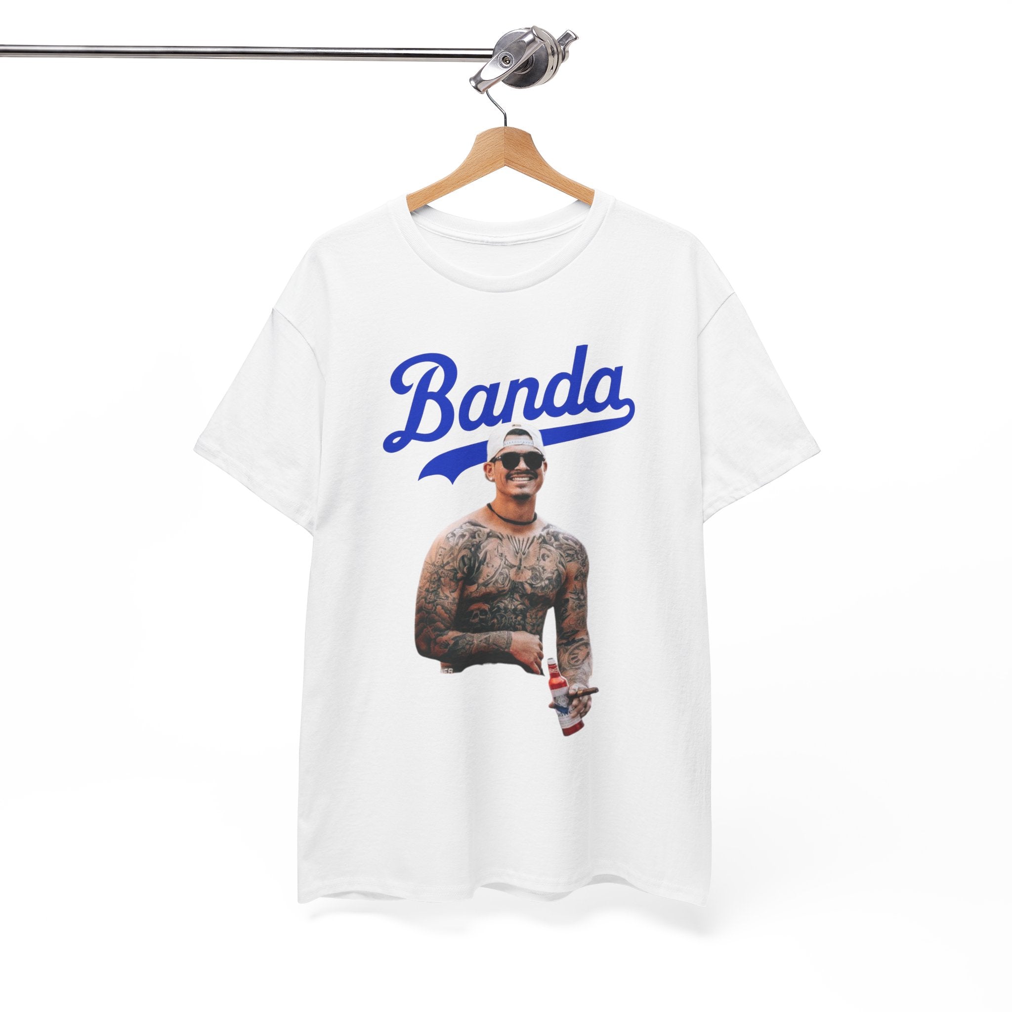 Baseball Dodgers Anthony Banda Tee Shirt - Unisex Heavy Cotton Casual Fit