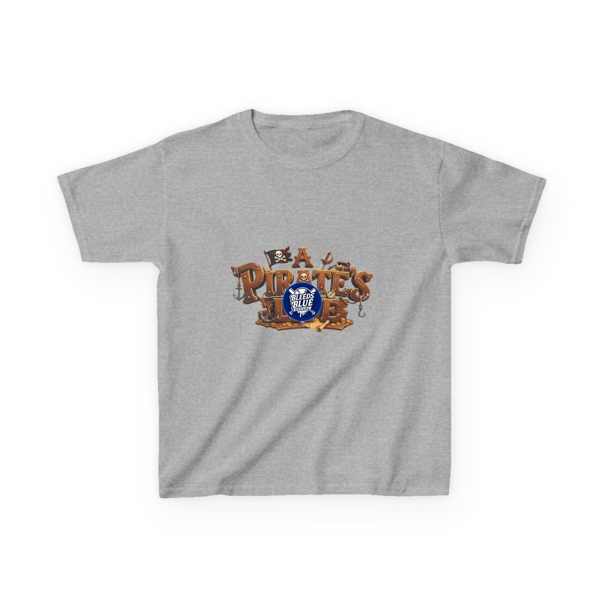 Kids Pirate Tee — "Be a Pirate" Adventure Graphic Shirt for Boys & Girls