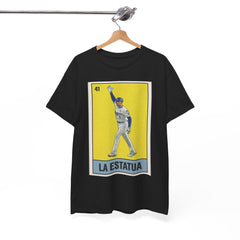 Freeman La Estatua Loteria Card Tee Shirt - Unisex Heavy Cotton Casual Fit