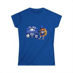 In My Baseball Era Women's Tee — Cute Girl Baseball Graphic Shirt
