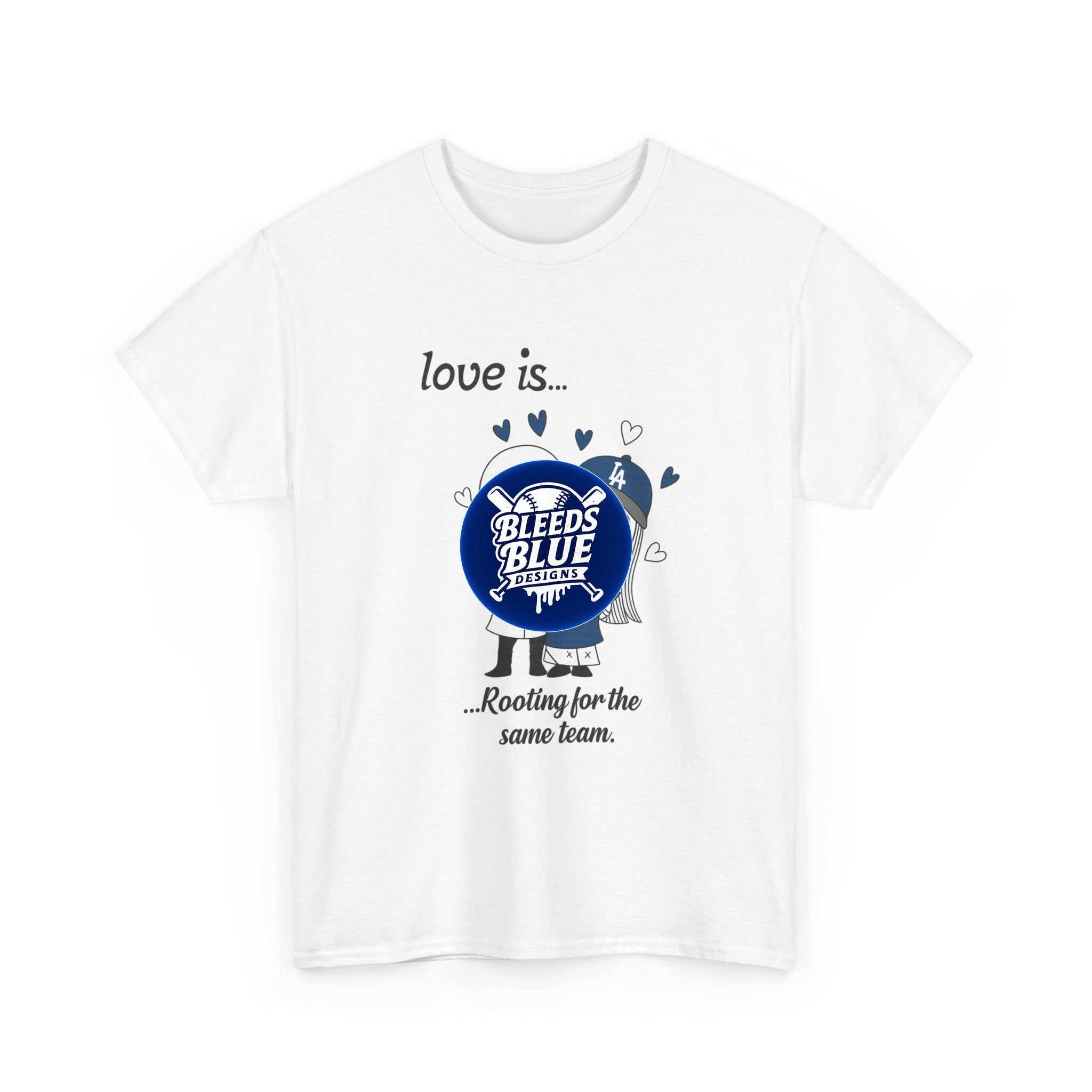 Halloween Spooky Couple Love Is Quote Tee Shirt - Unisex Heavy Cotton Casual Fit