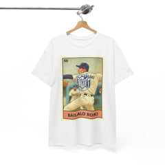 Sasaki Bailalo Roki Loteria Card Tee Shirt - Unisex Heavy Cotton Casual Fit