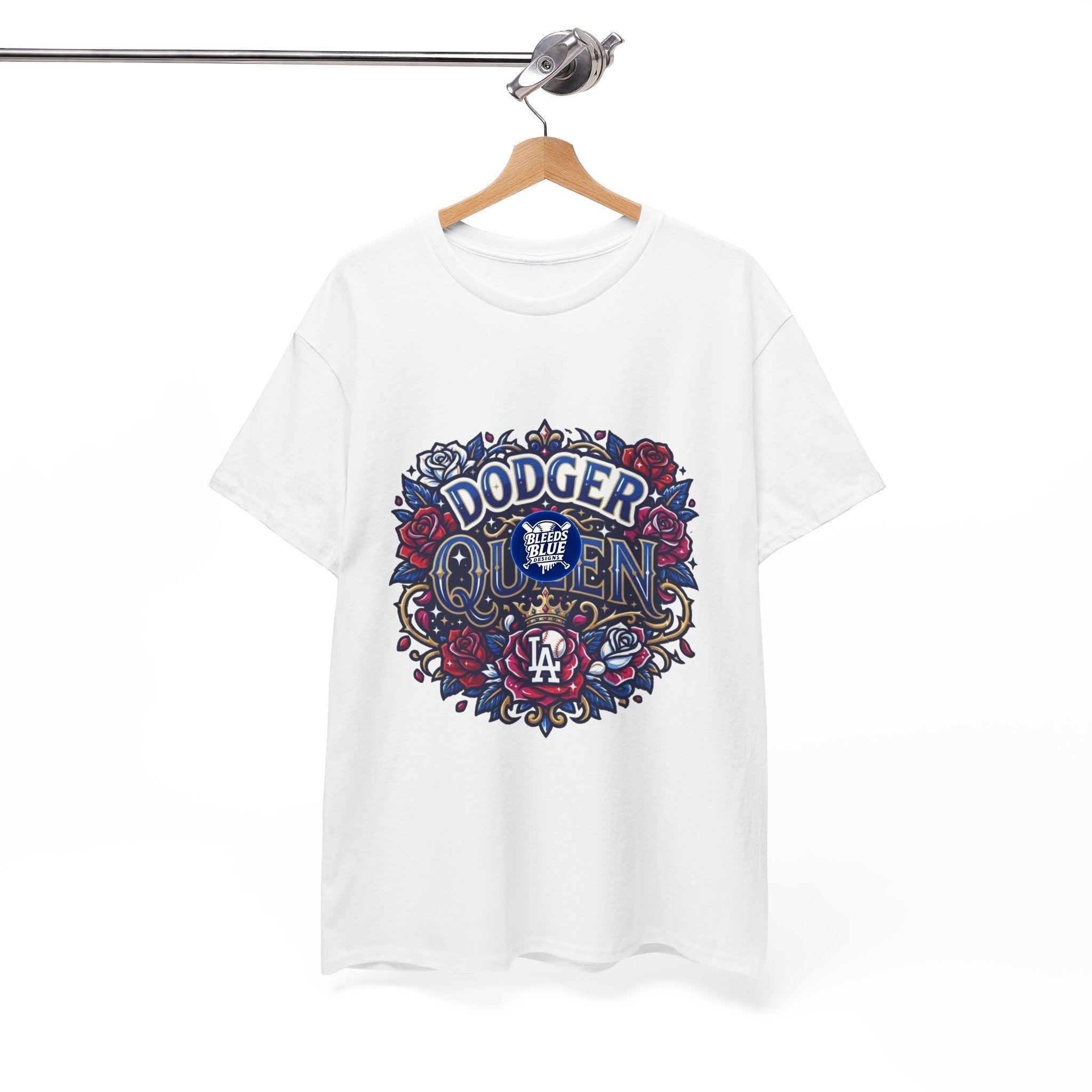 Dodger Queen Floral Baseball Tee