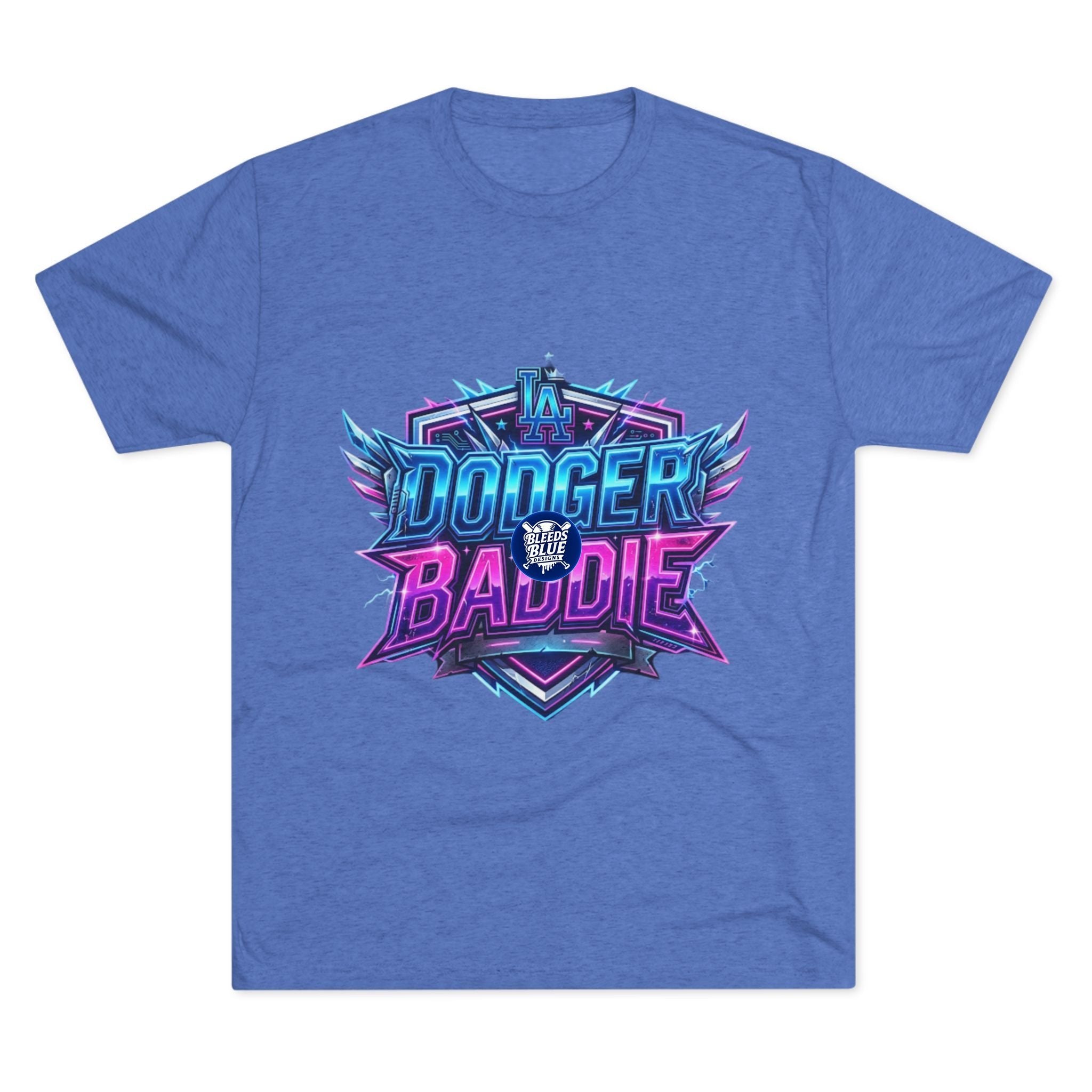 Dodger Baddie Graphic Tee — Retro Neon Gaming Style Shirt