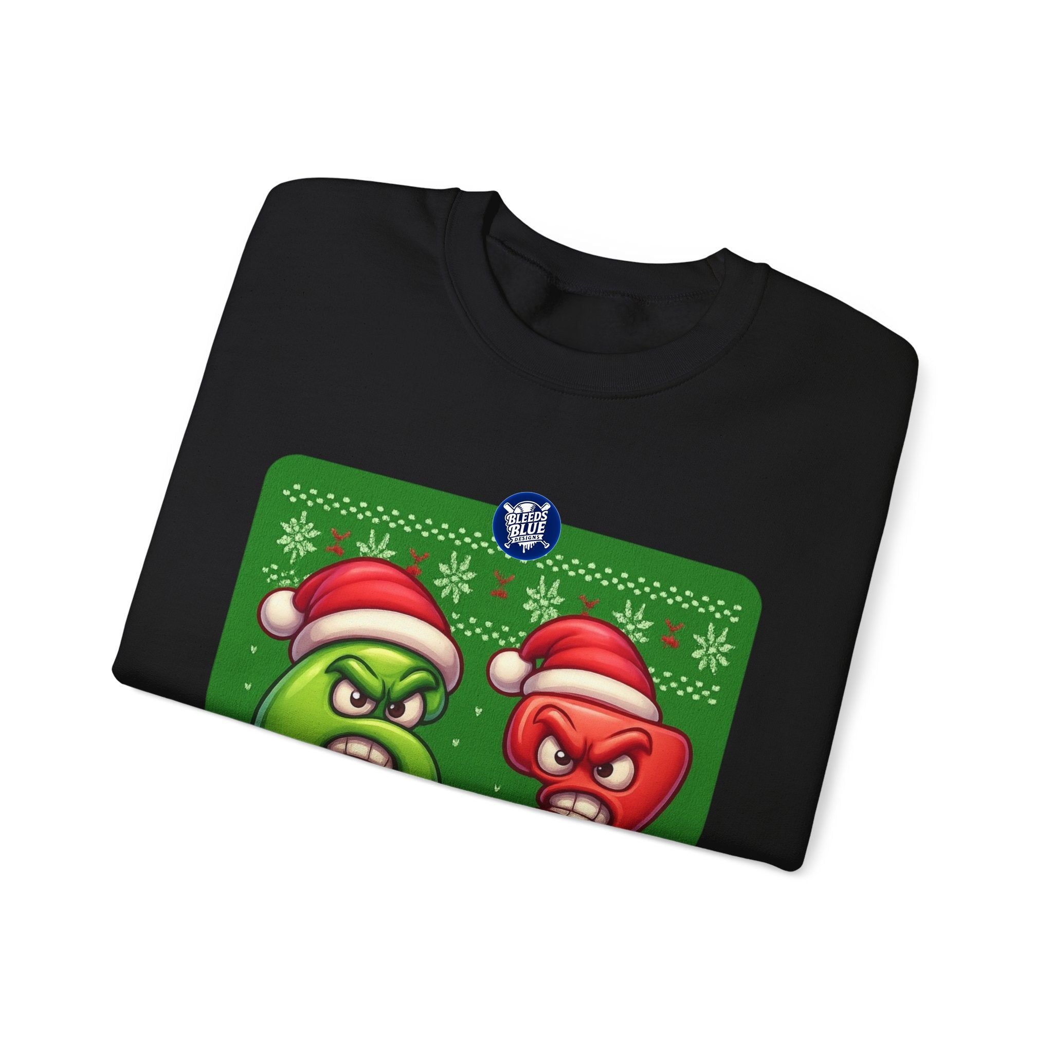 Holiday Ugly Christmas Angry 67 Sweatshirt - Unisex Crewneck Casual Streetwear