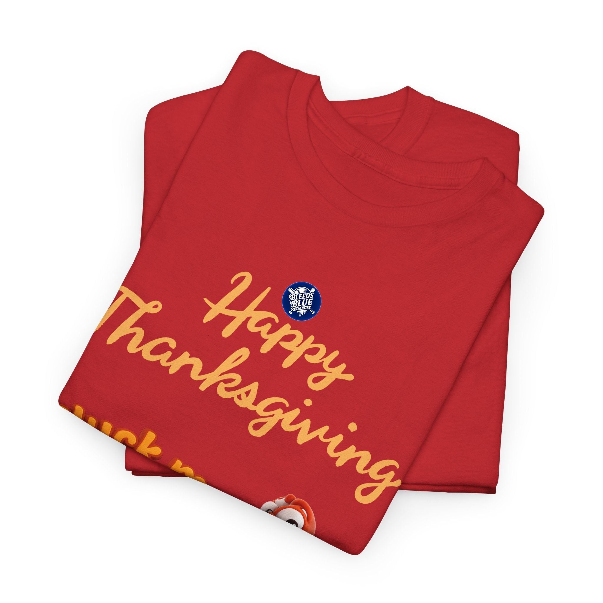 Cluck Me Im Stuffed Thanksgiving Holiday Tee Shirt - Unisex Heavy Cotton Casual Fit
